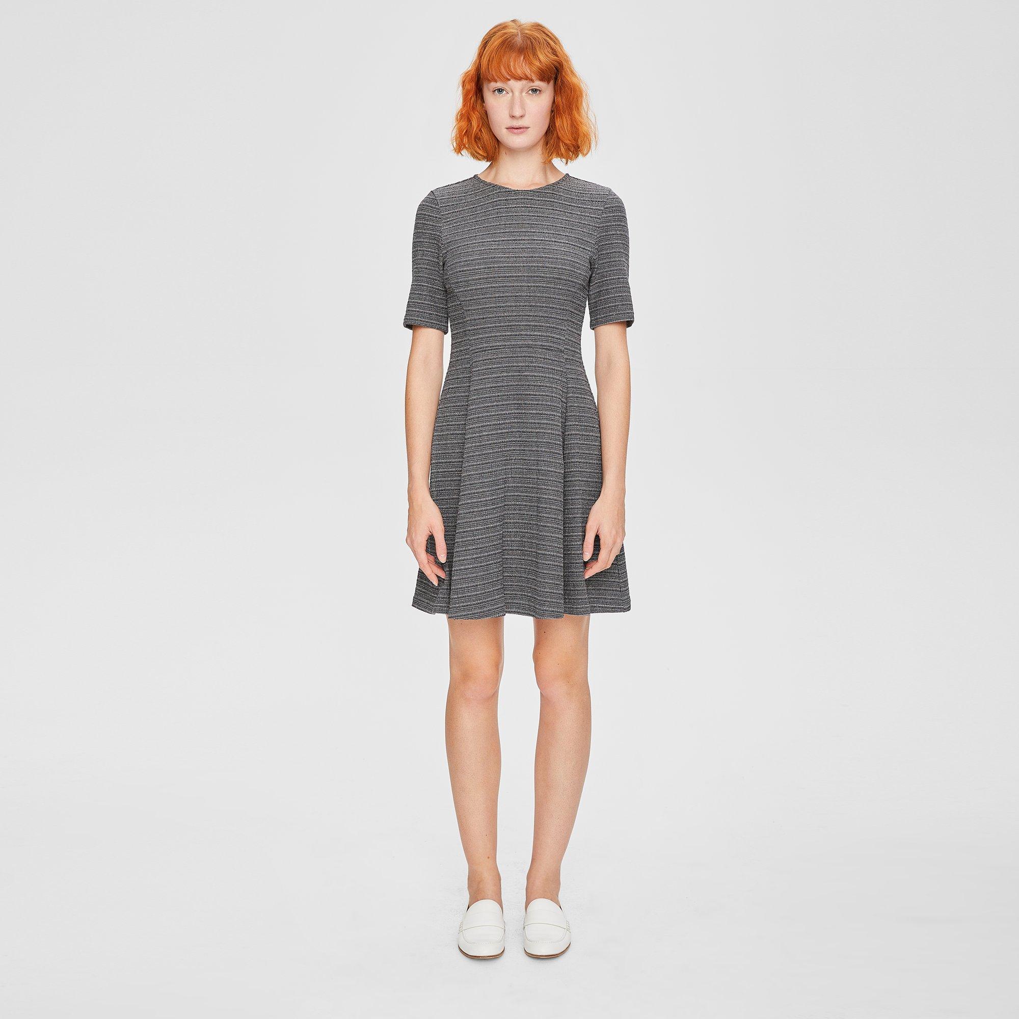 Stretch Cotton Skater Dress