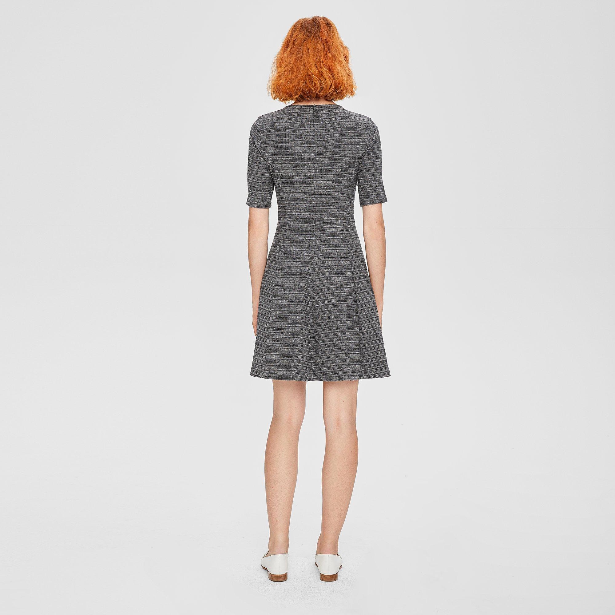 Stretch Cotton Skater Dress
