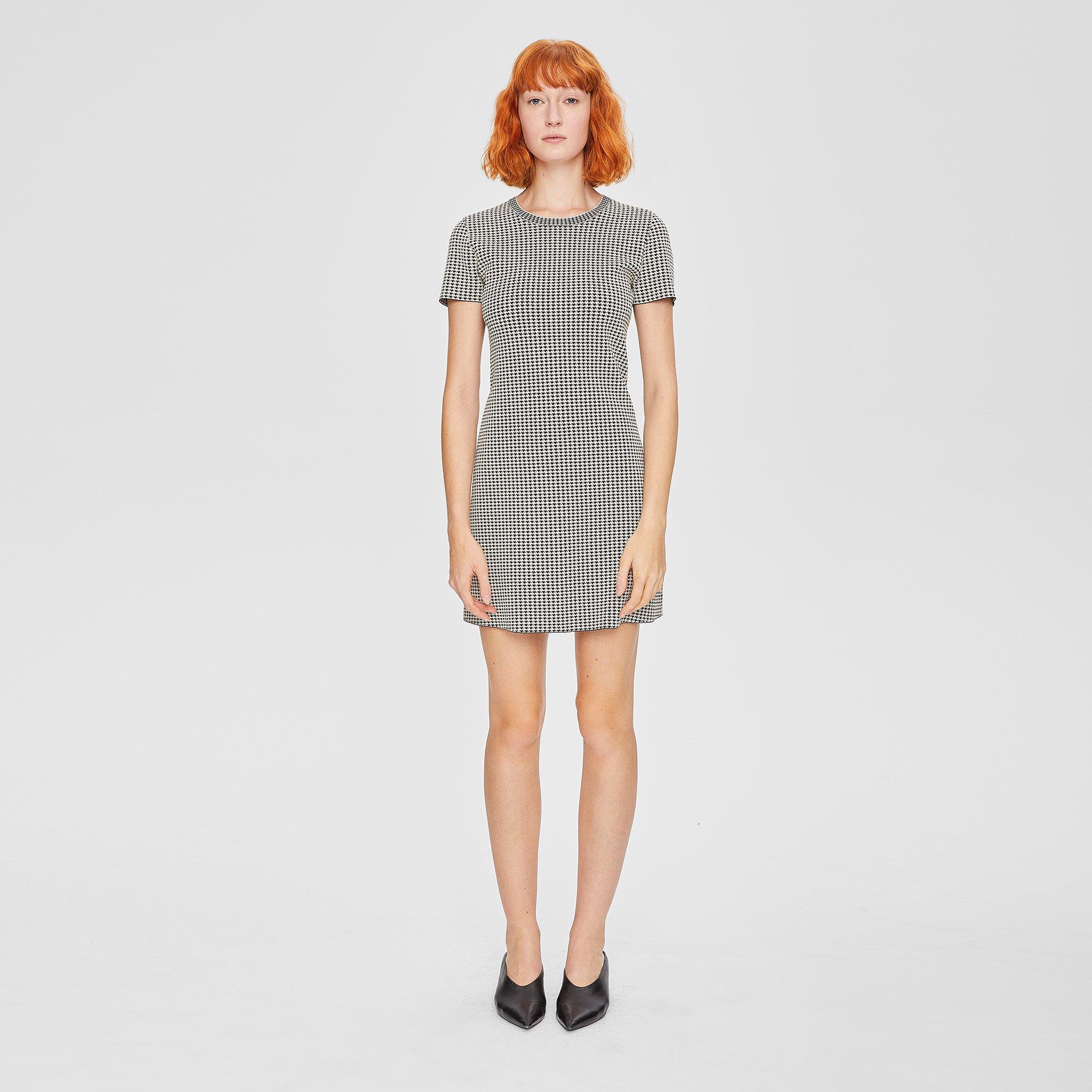 Houndstooth Mini Dress