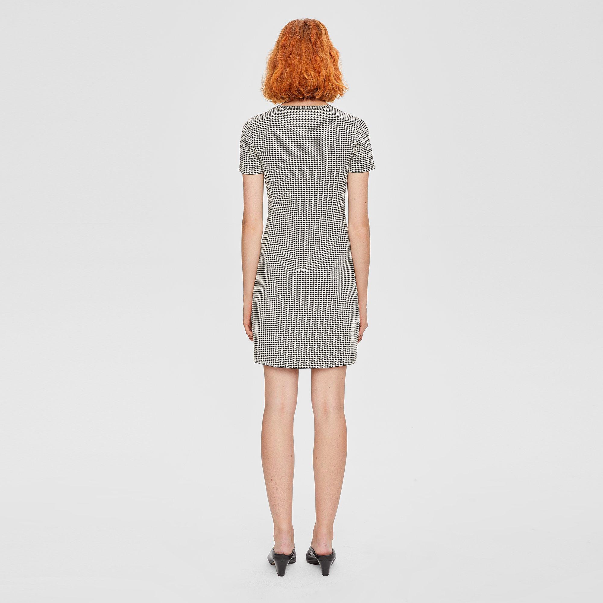 Houndstooth Mini Dress