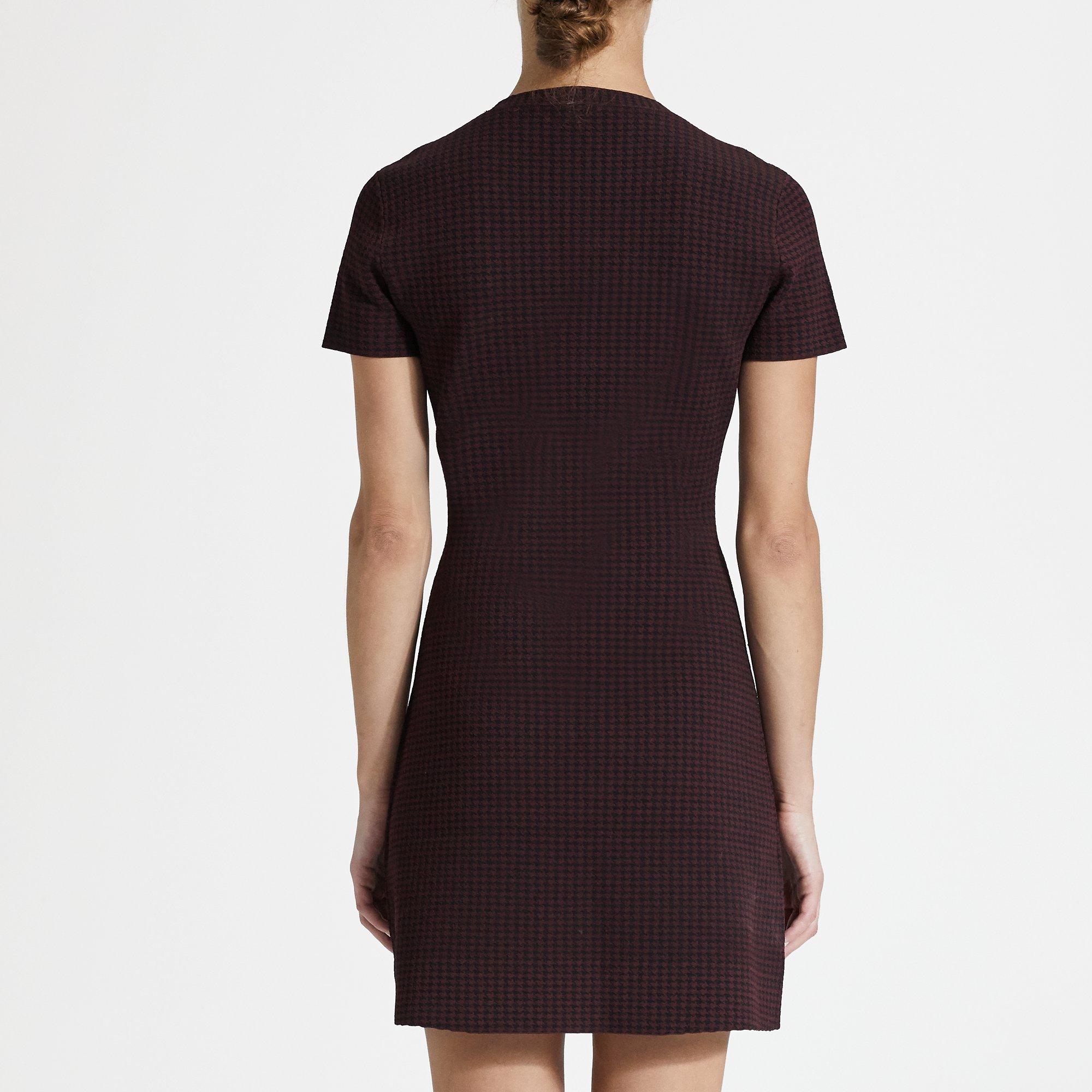 Houndstooth Mini Dress