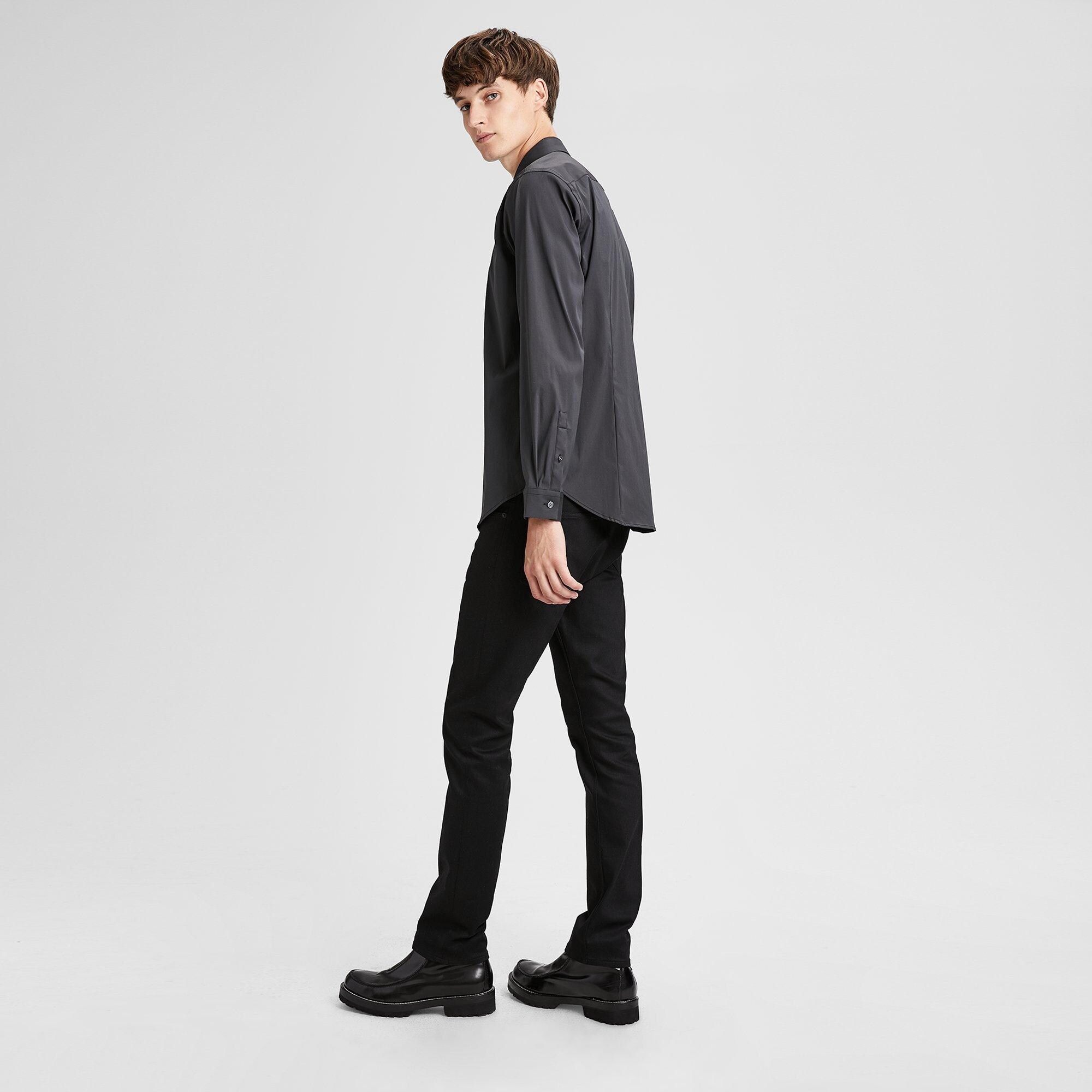 Stretch Cotton Clean Placket Shirt