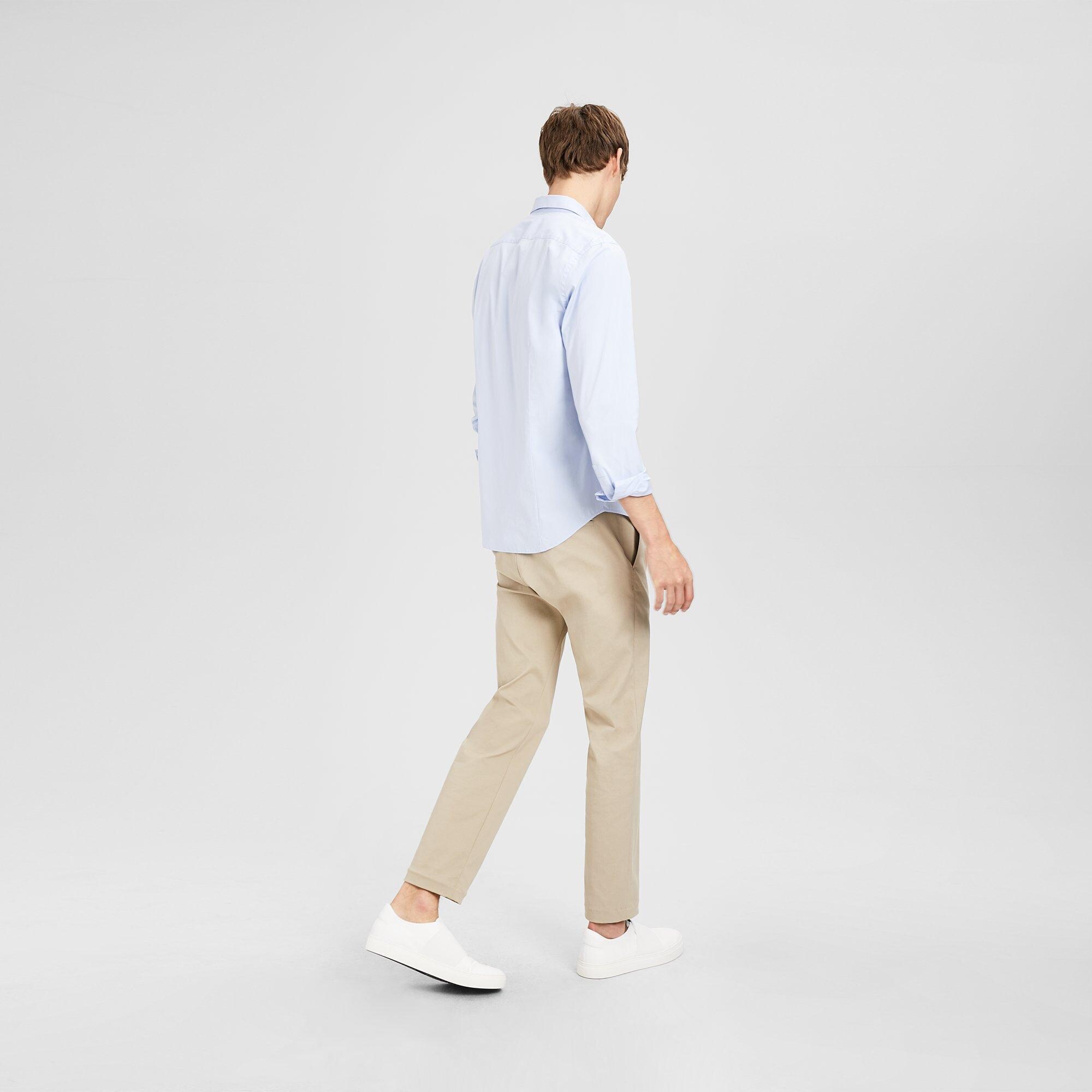 Stretch Cotton Clean Placket Shirt