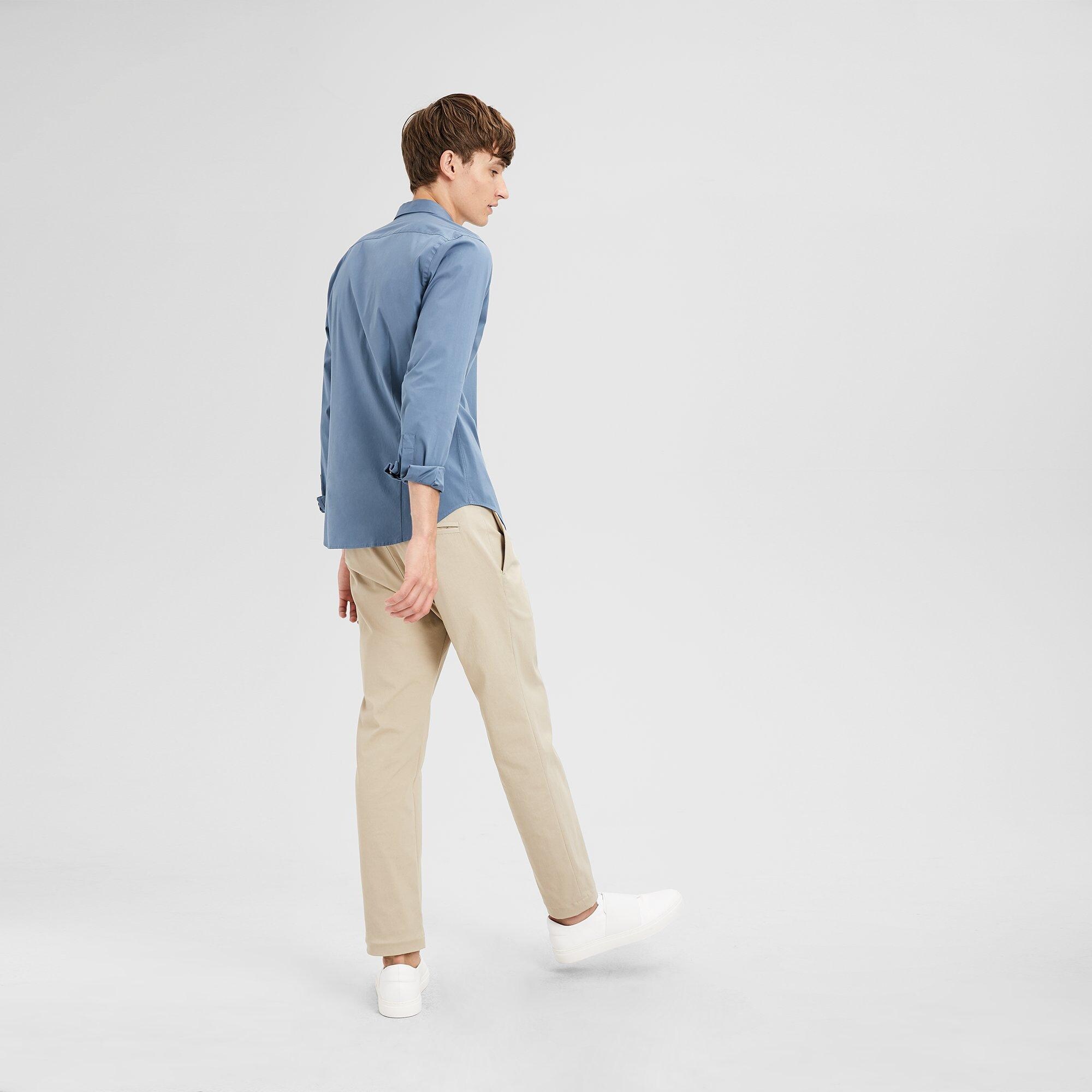 Stretch Cotton Clean Placket Shirt