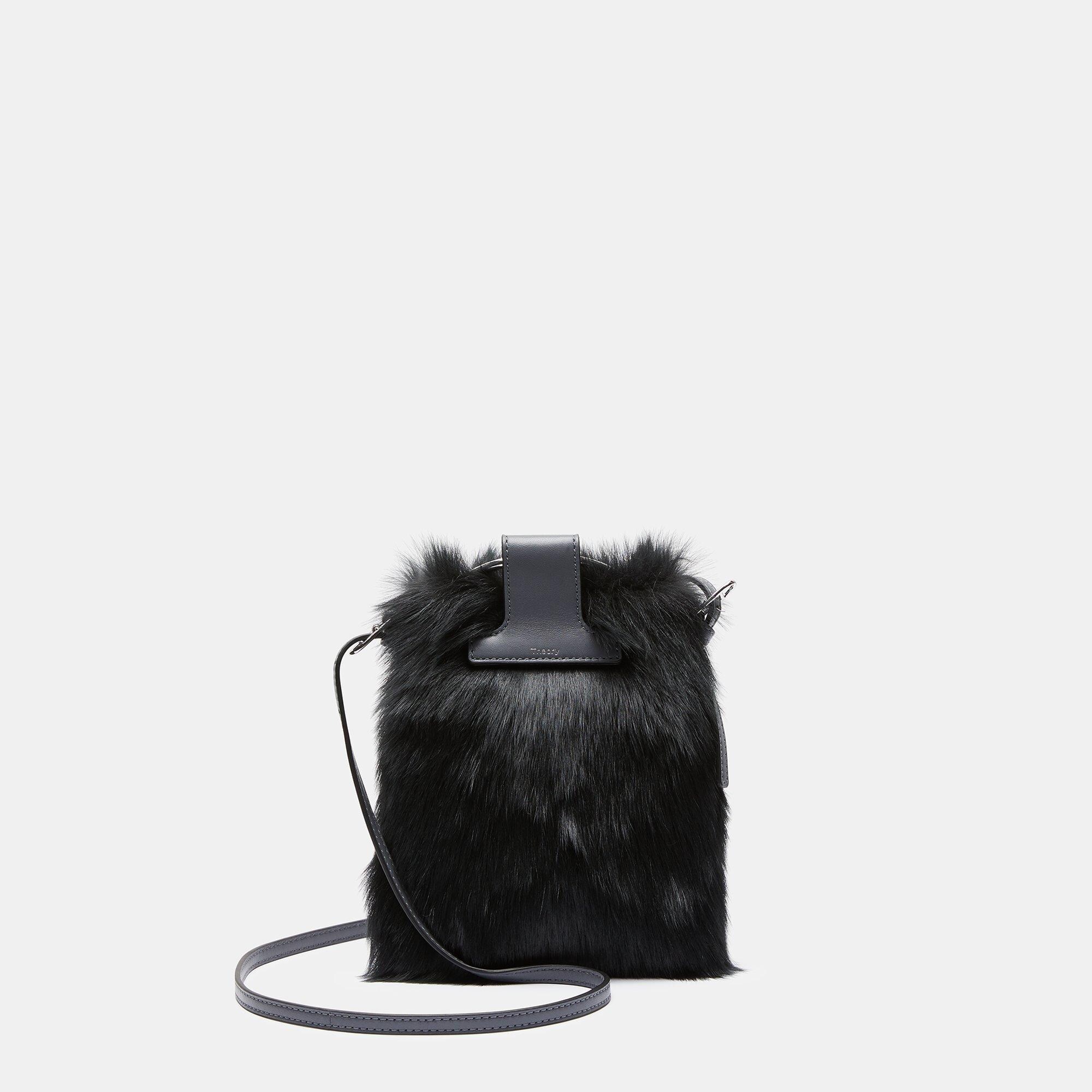 Shearling Post Small Soft Pouch