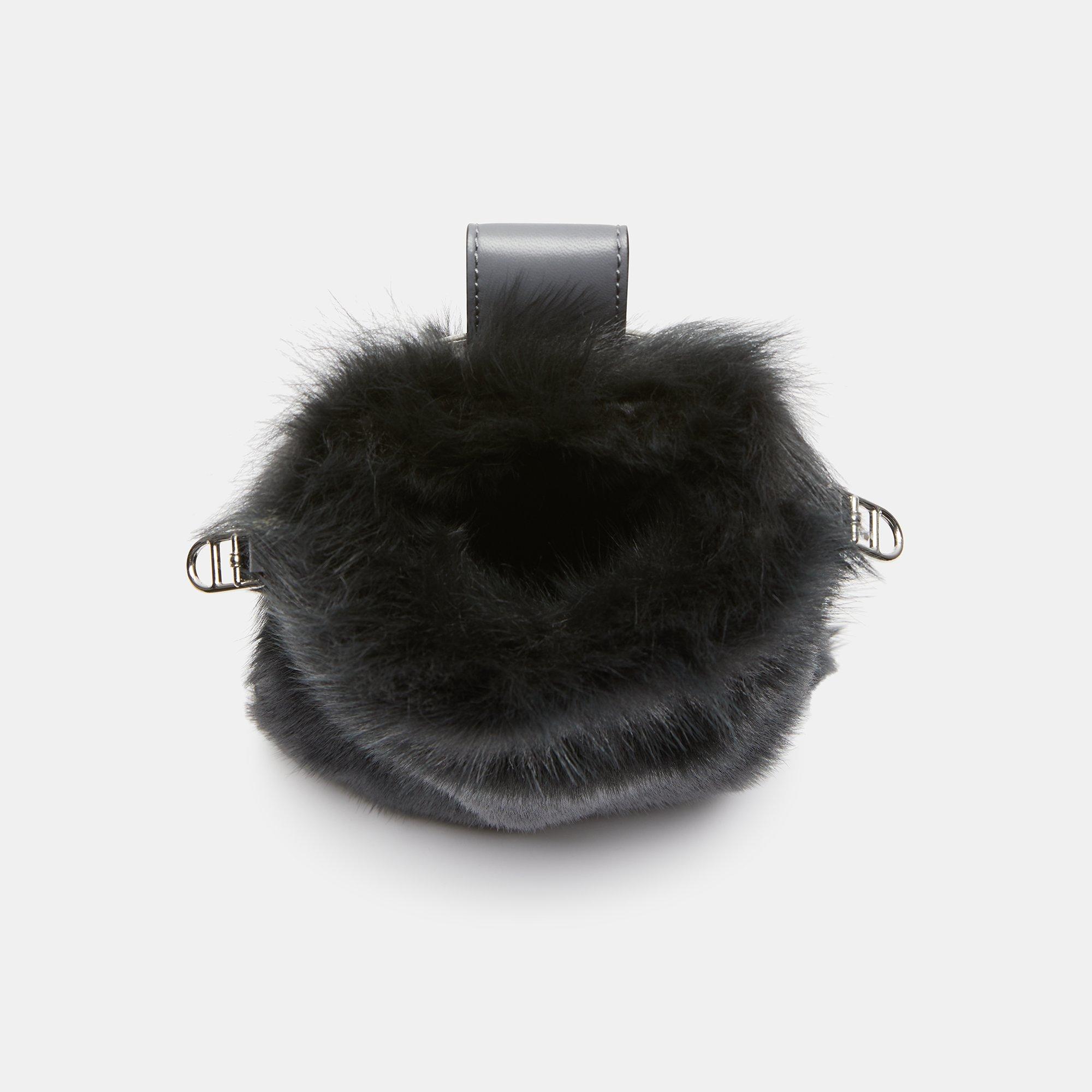 Shearling Post Small Soft Pouch