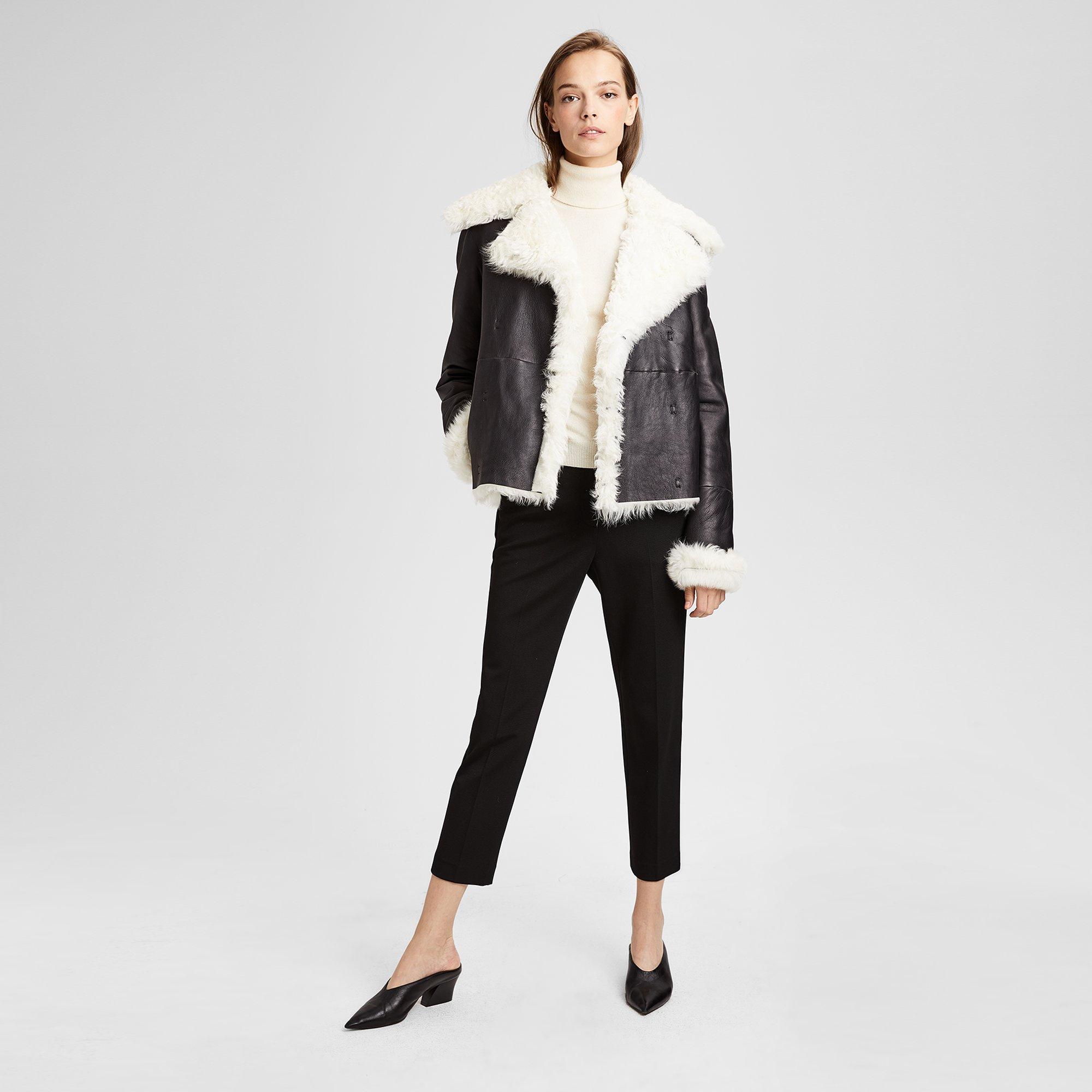Shearling Peacoat
