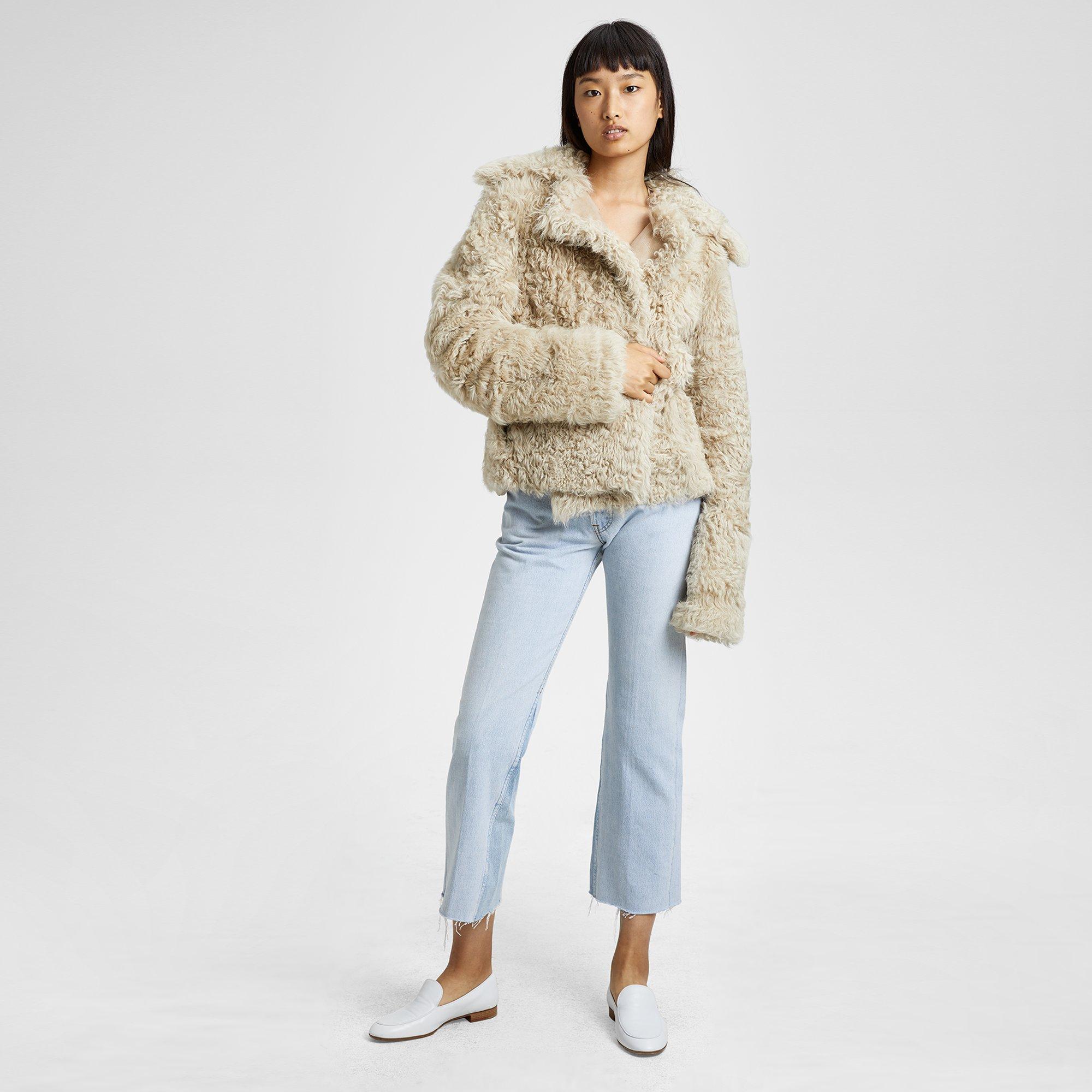 Shearling Peacoat