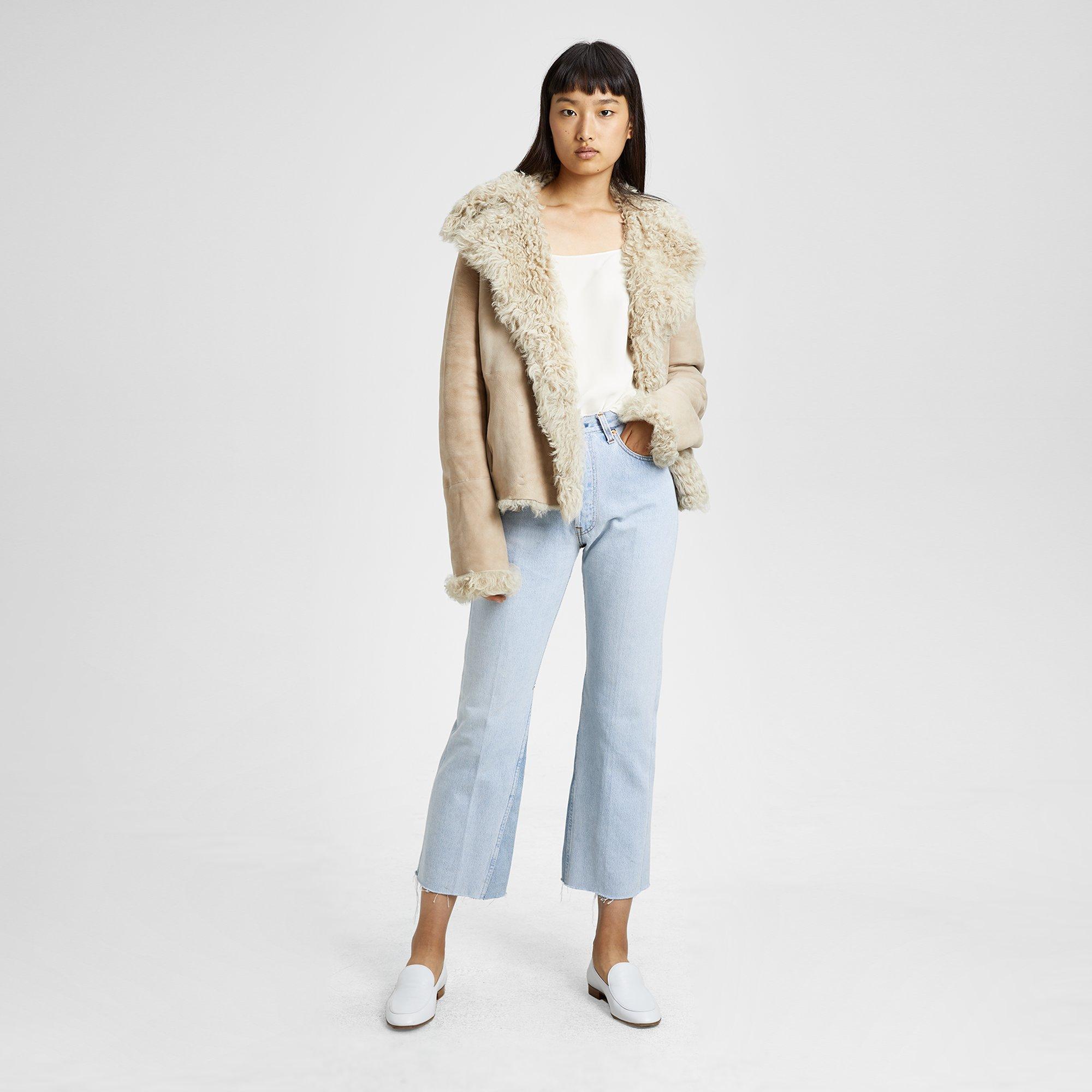 Shearling Peacoat