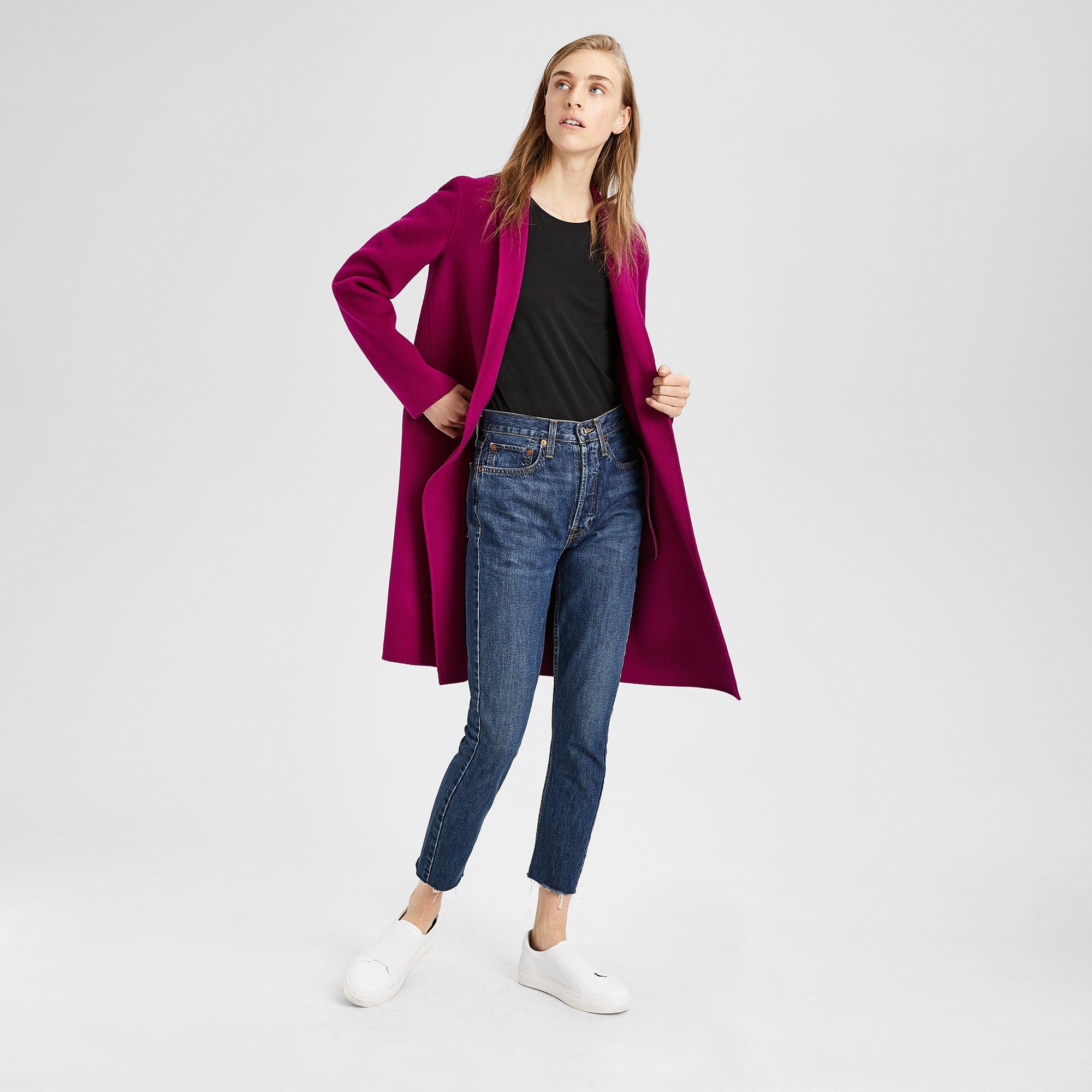 Theory Official Site | Double-Faced Essential Coat