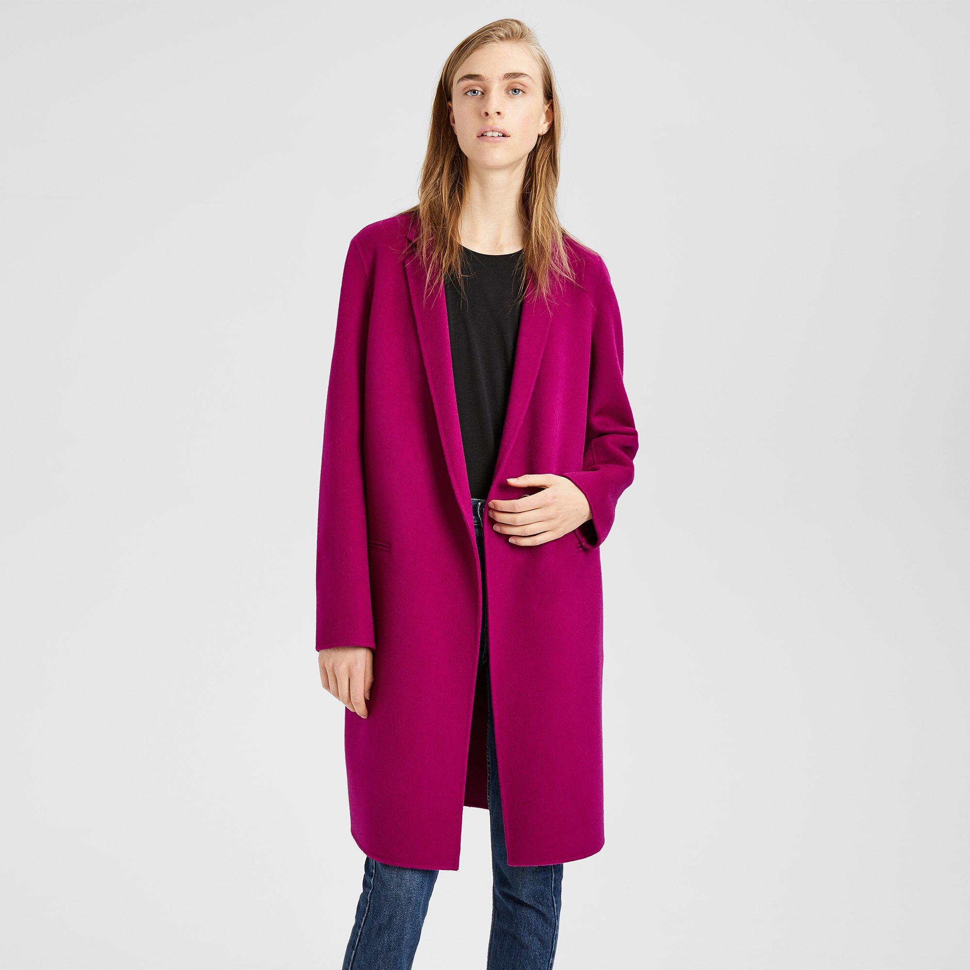 Theory Official Site | Double-Faced Essential Coat