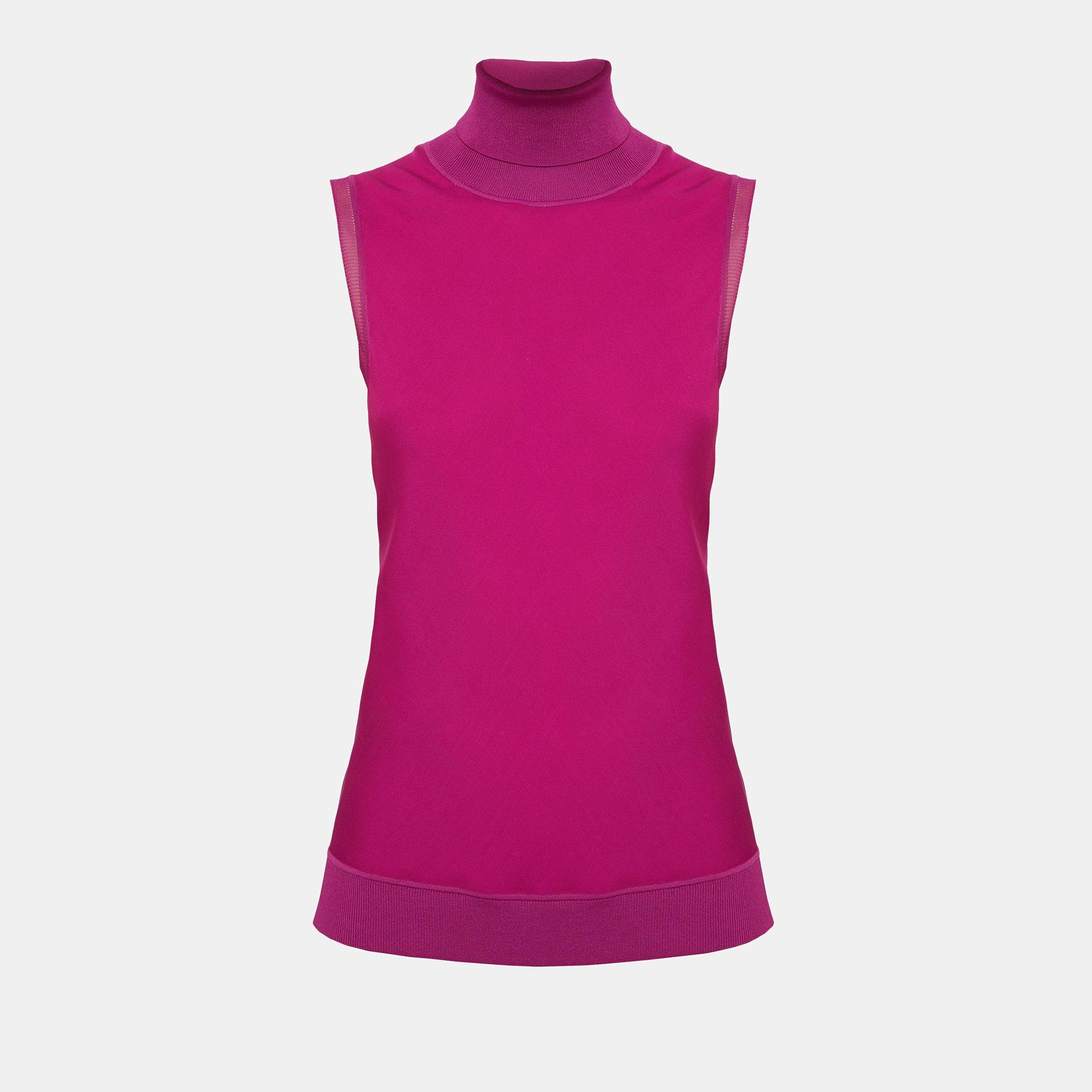 Silk Bias Turtleneck