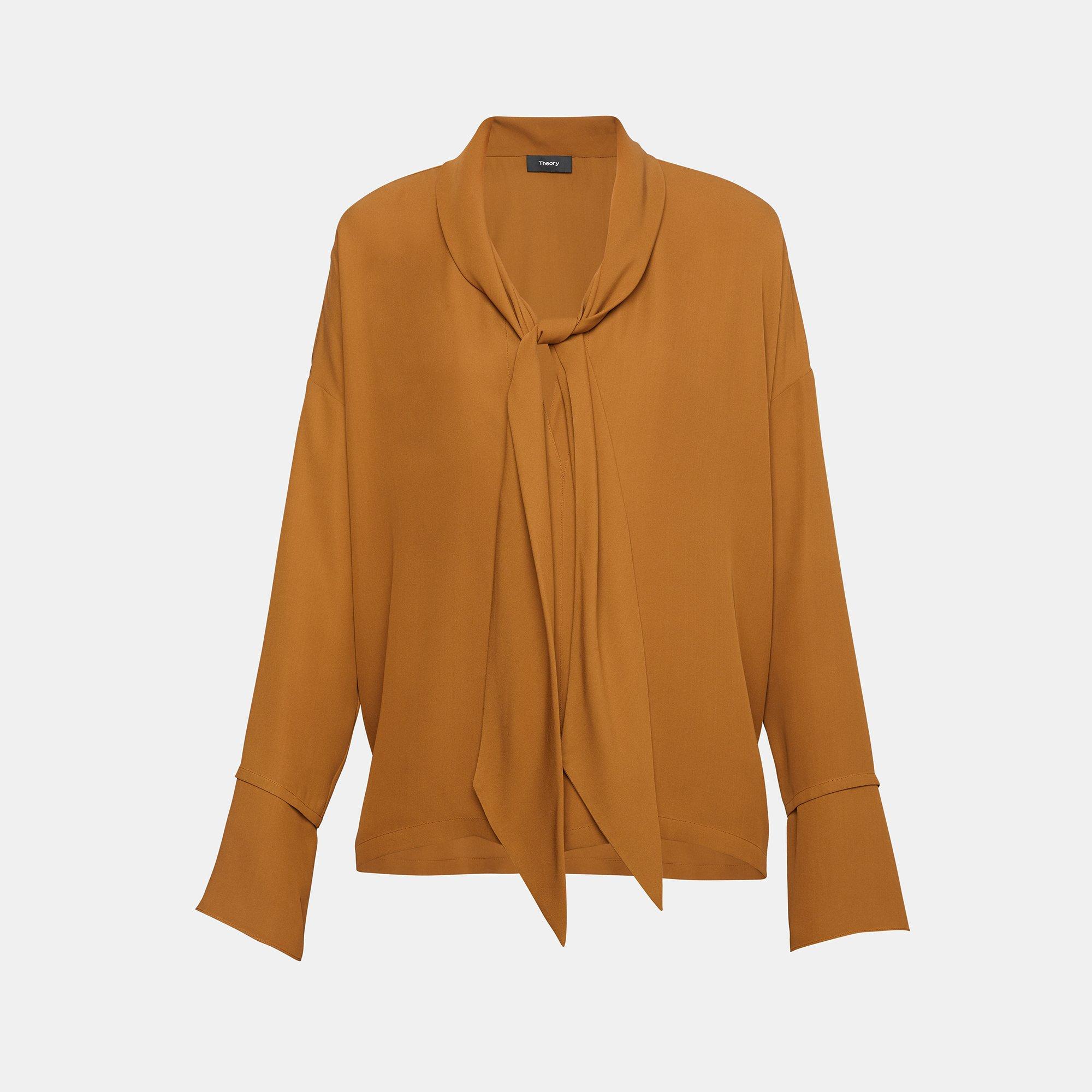 Silk Scarf Shirt