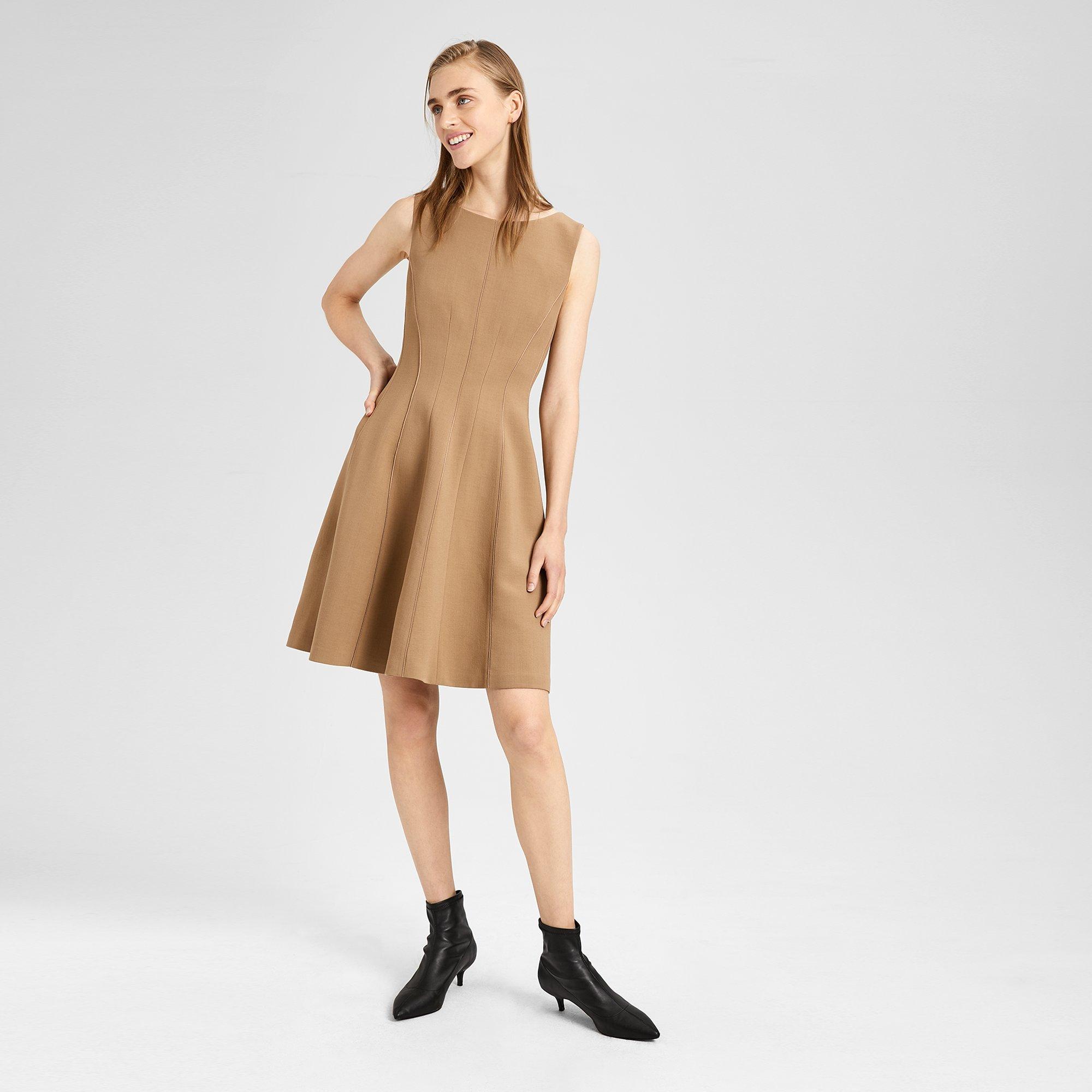 Double-Faced Polished Dress