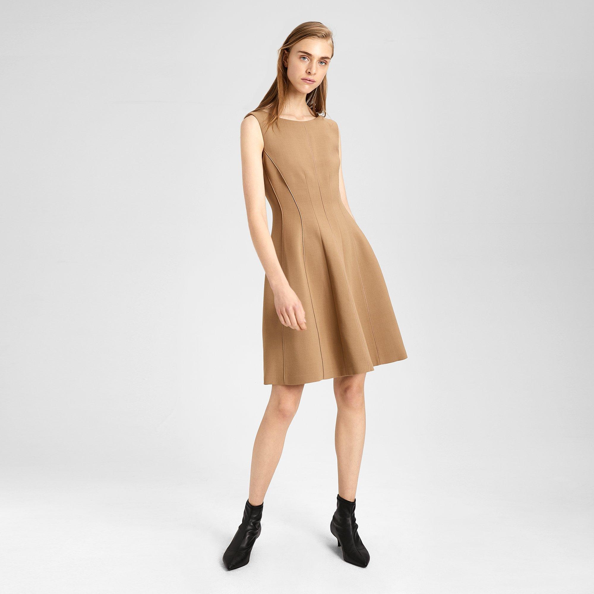 Double-Faced Polished Dress