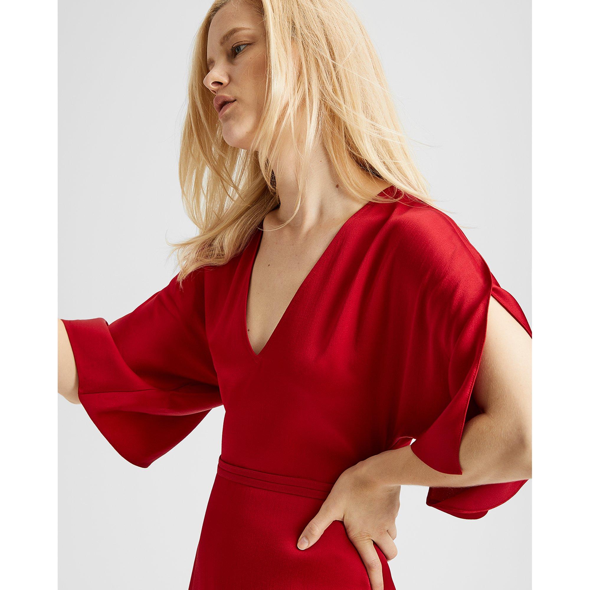 Evening V-Neck Dress
