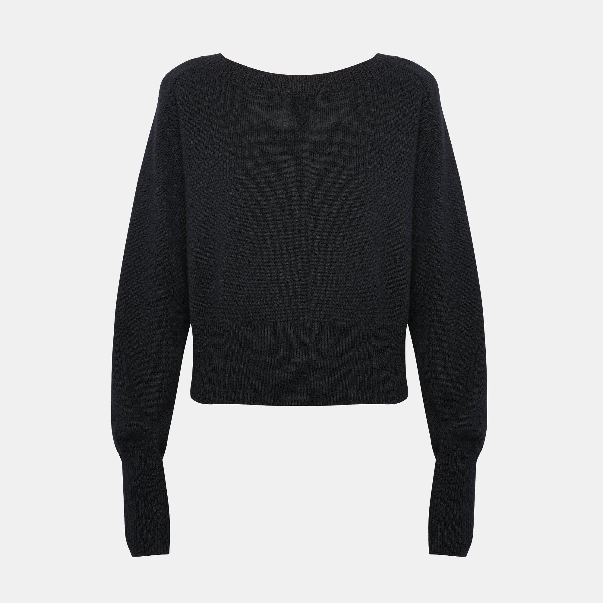 Cashmere Relaxed Boat Pullover