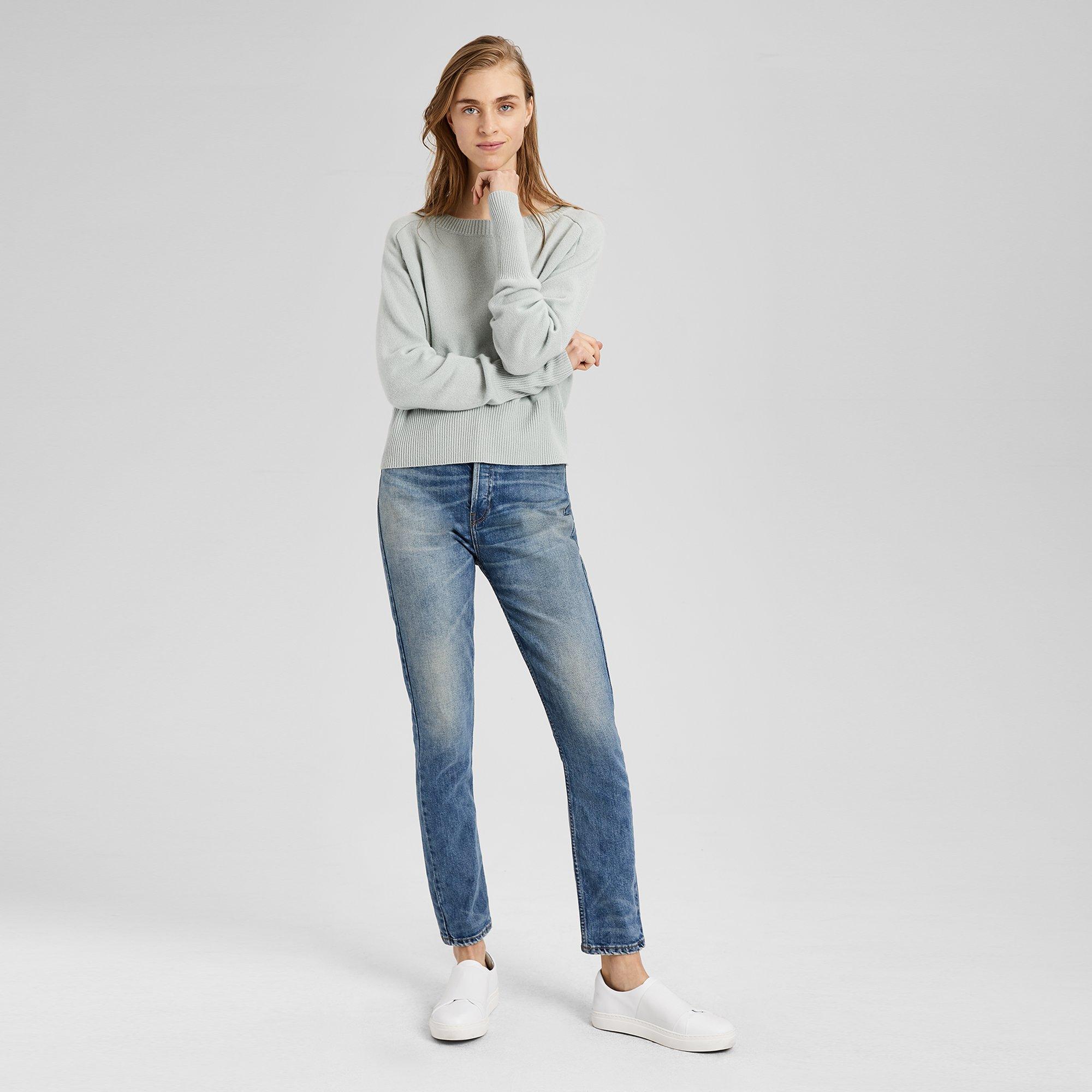 Cashmere Relaxed Boat Pullover