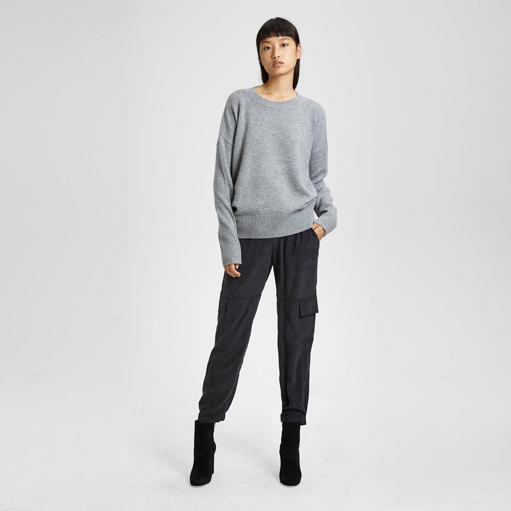 Cashmere Slouchy Pullover