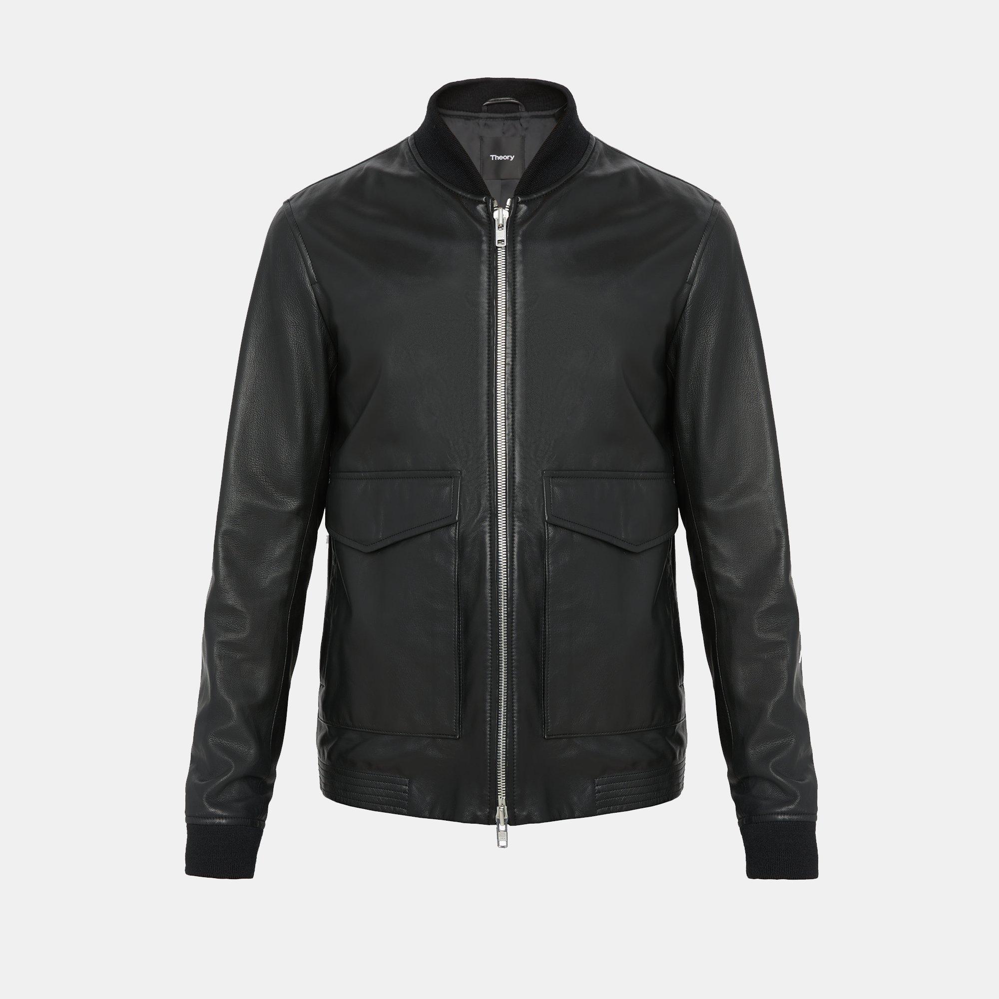 Leather Bomber Jacket | Theory