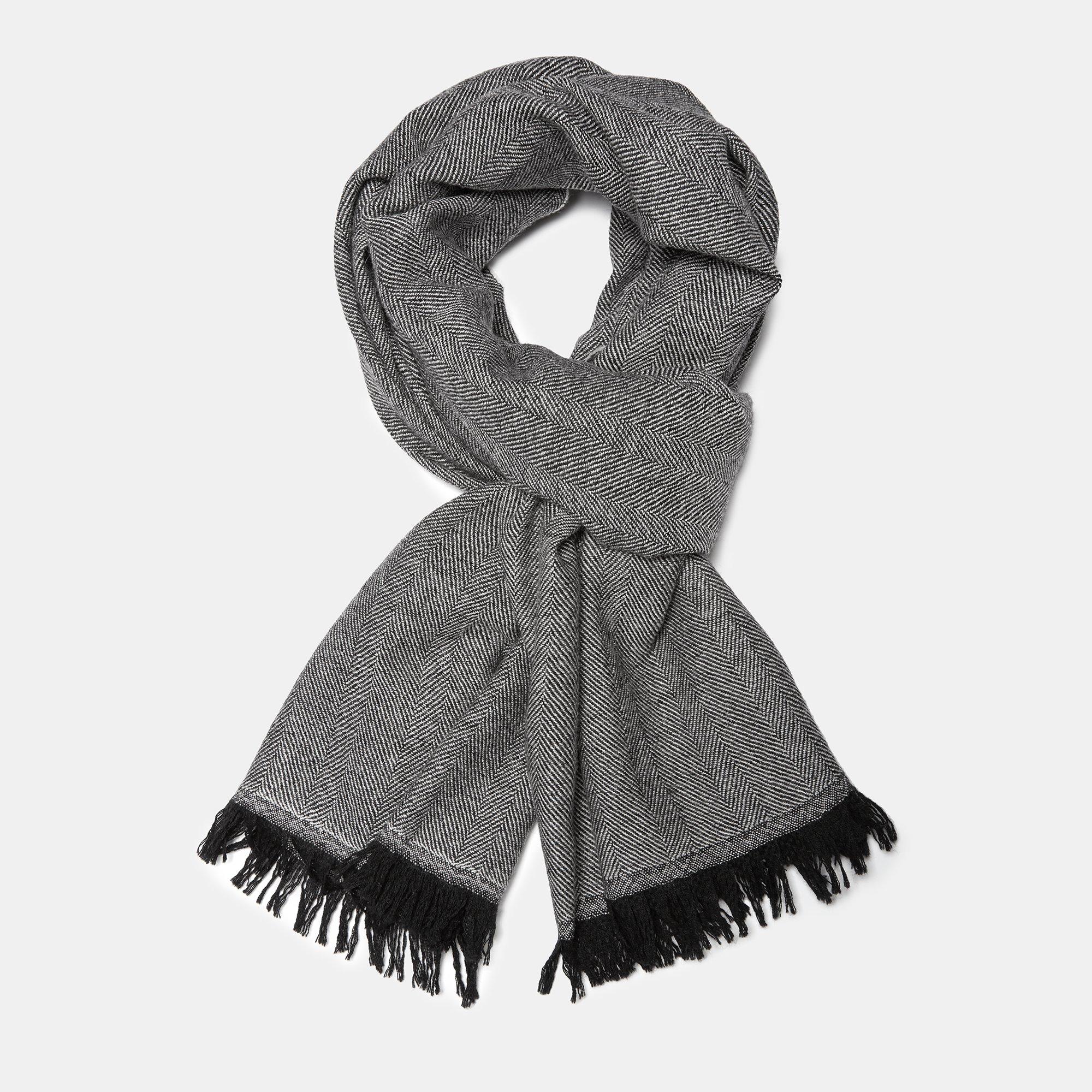 Wool Herringbone Scarf