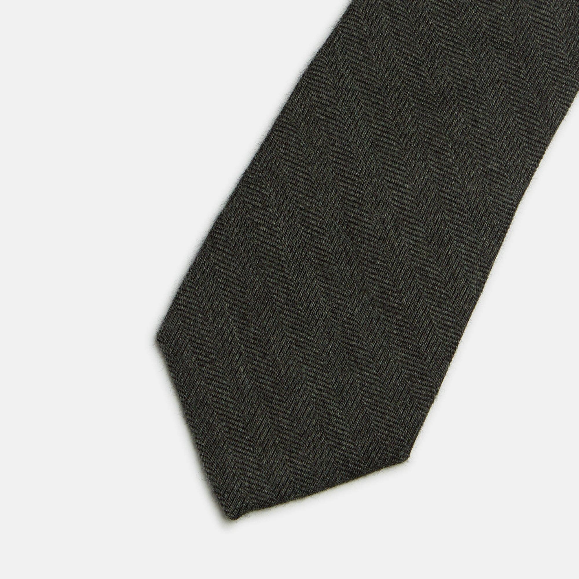 Silk-Wool Roadster Tie