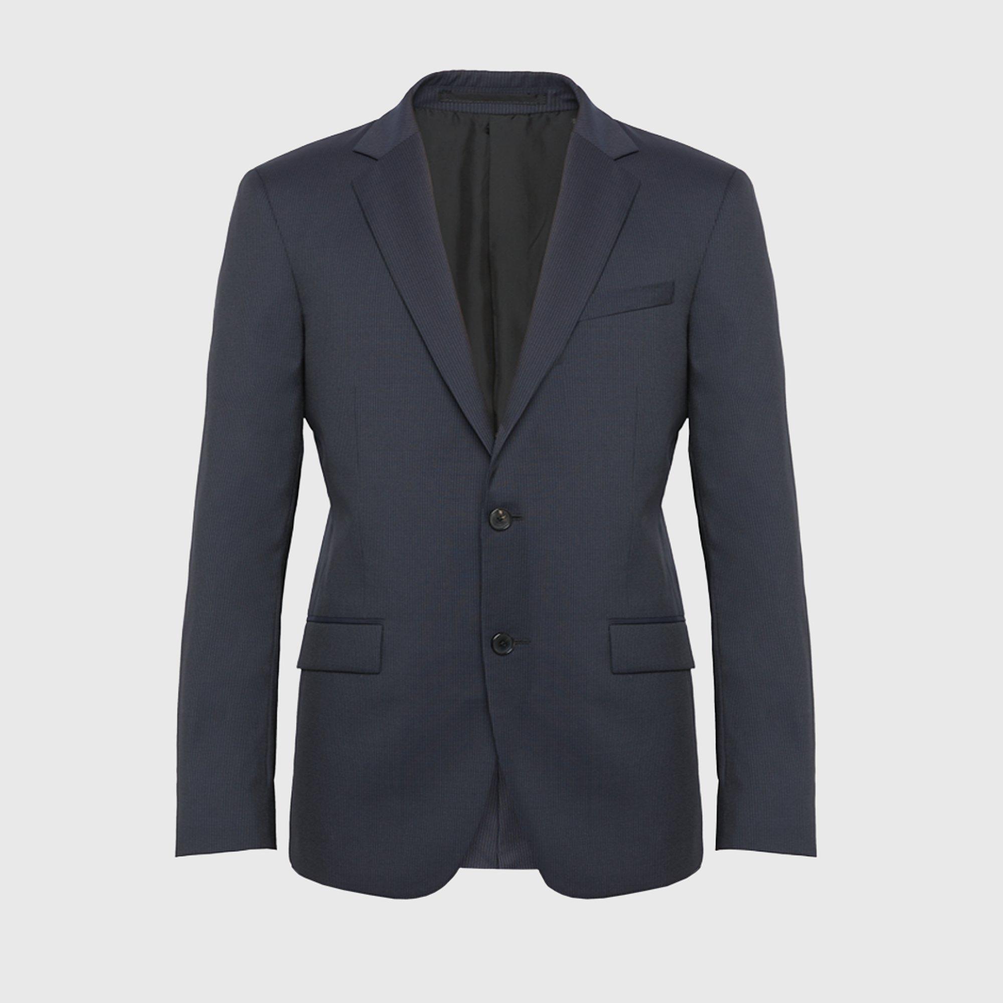 Wool Pinstripe Malcolm Jacket
