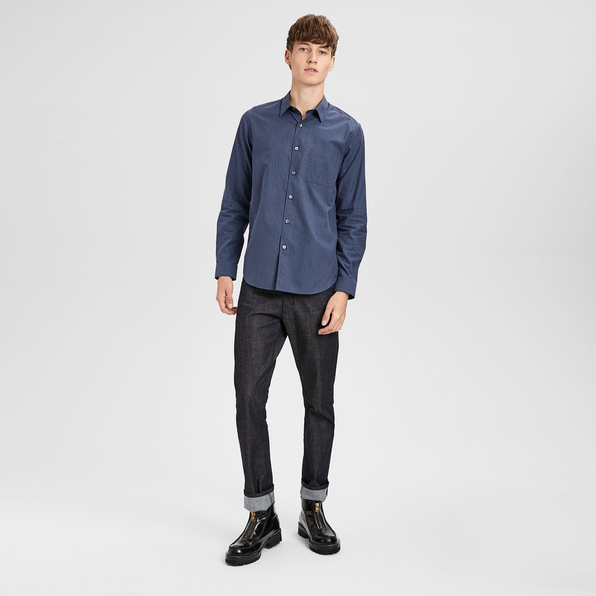 Relaxed Herringbone Shirt