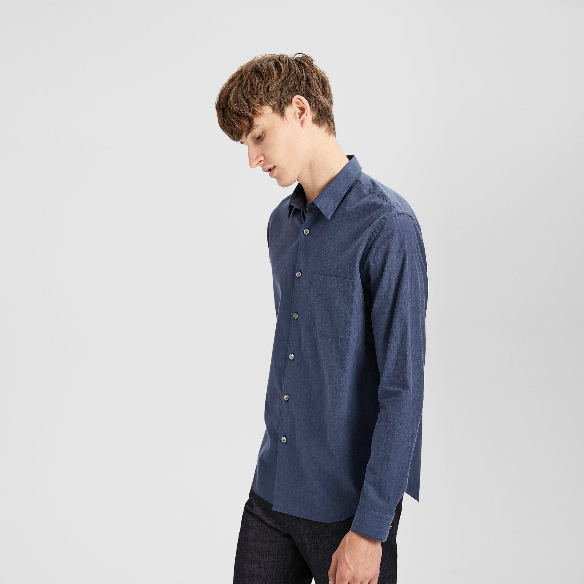 Relaxed Herringbone Shirt