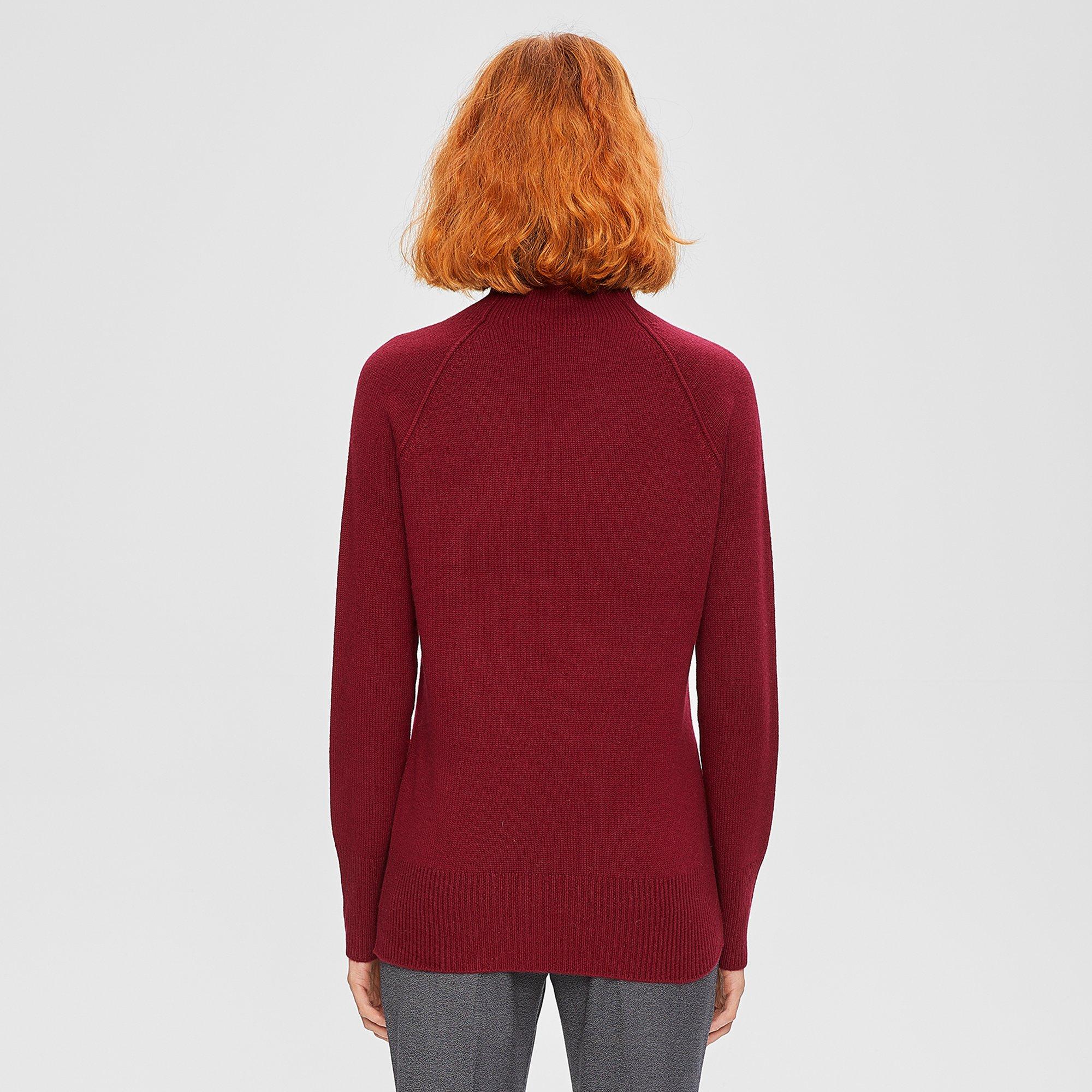 Cashmere Relaxed Roll-Edge Sweater