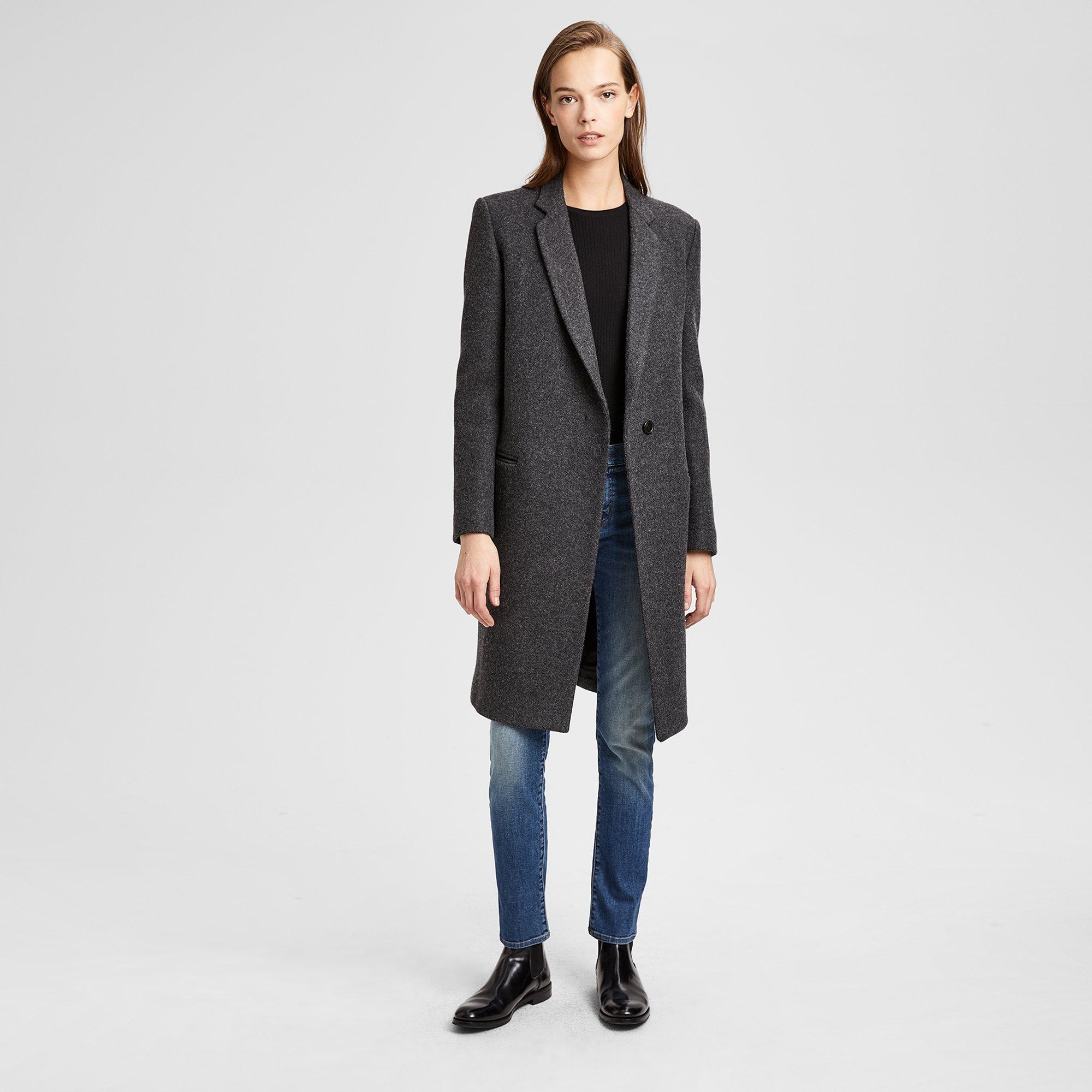 Wool Twill Essential Coat