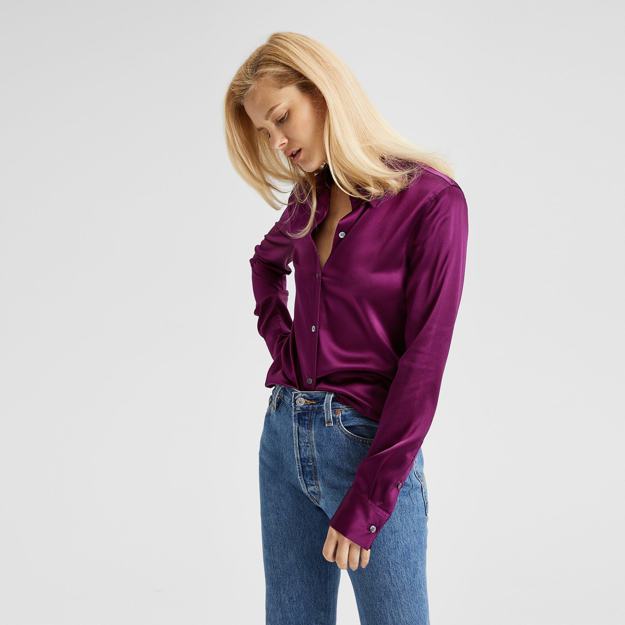 Satin Perfect Fitted Shirt