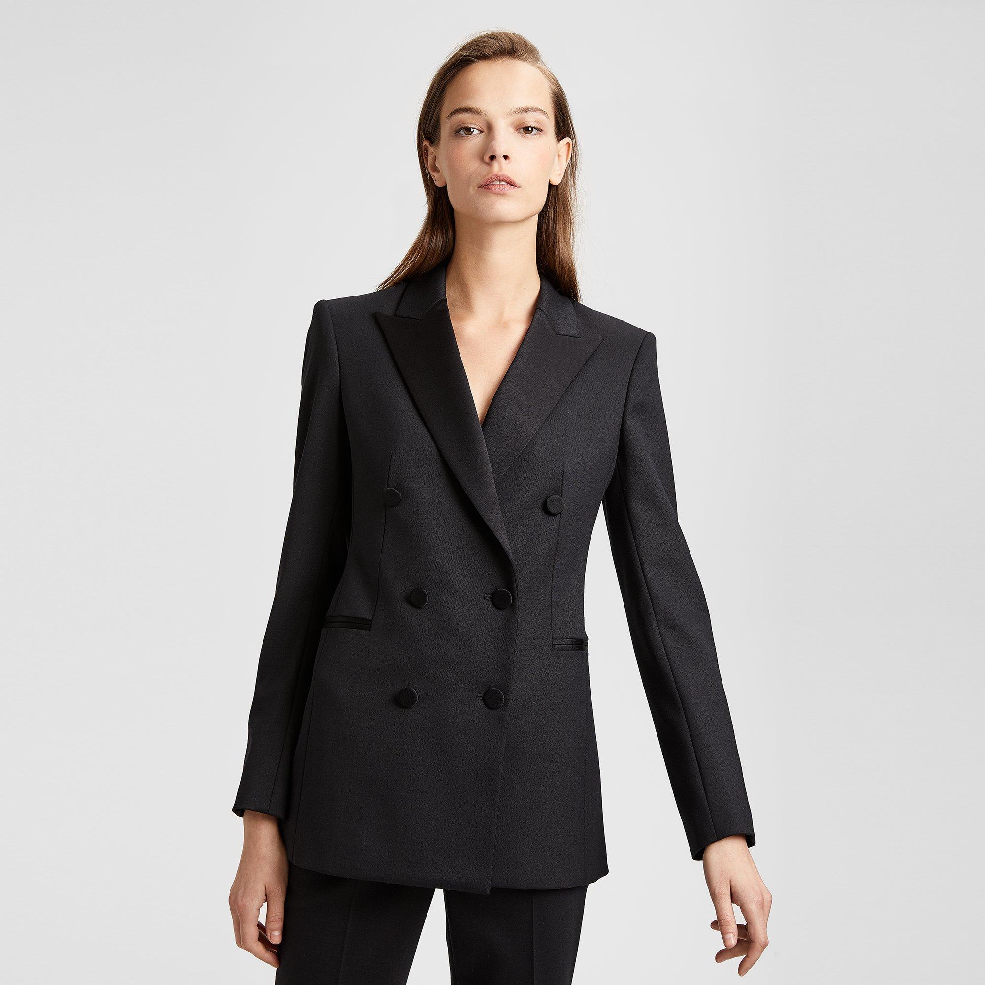 Theory Official Site | Wool Tux Jacket