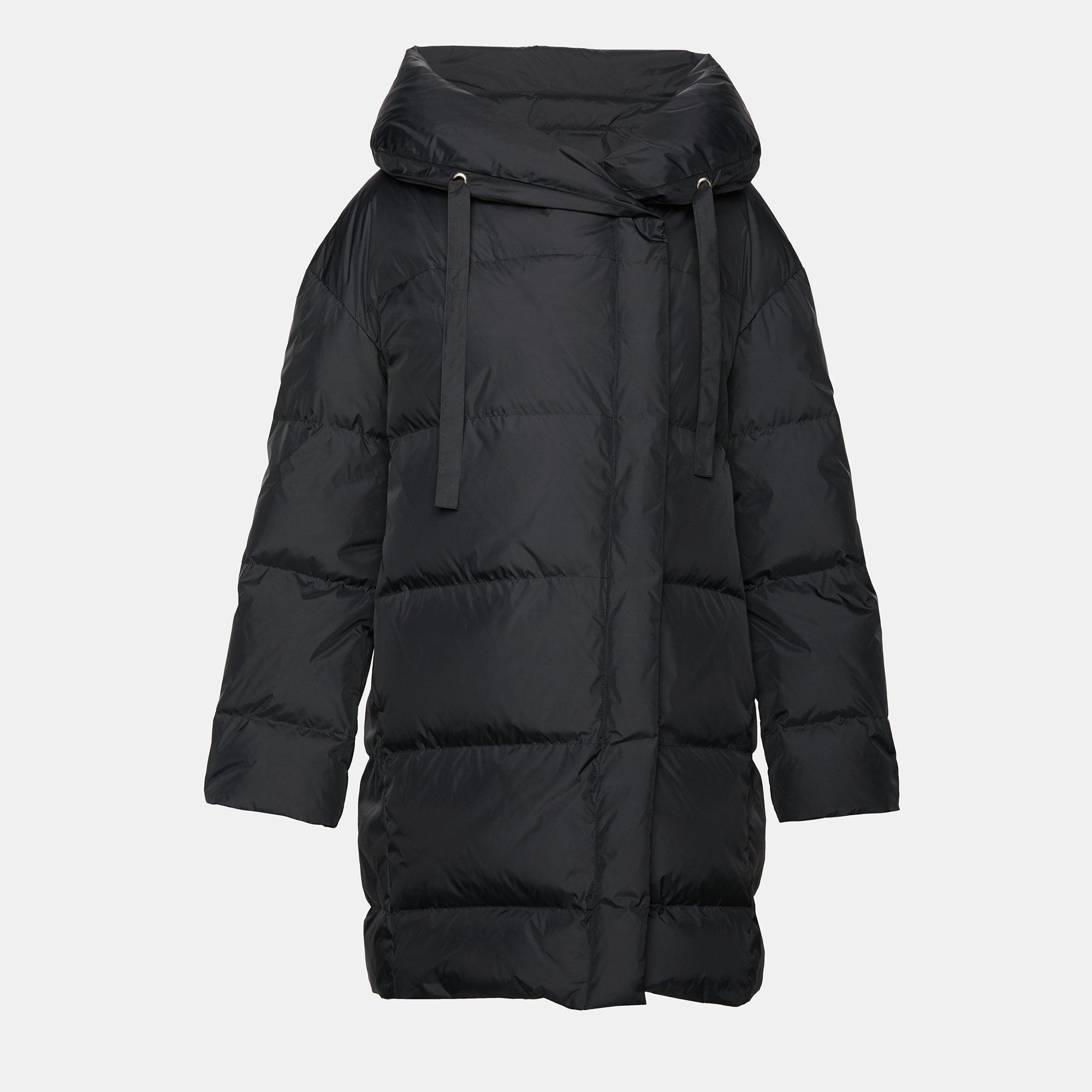 Off-The-Shoulder Long Puffer