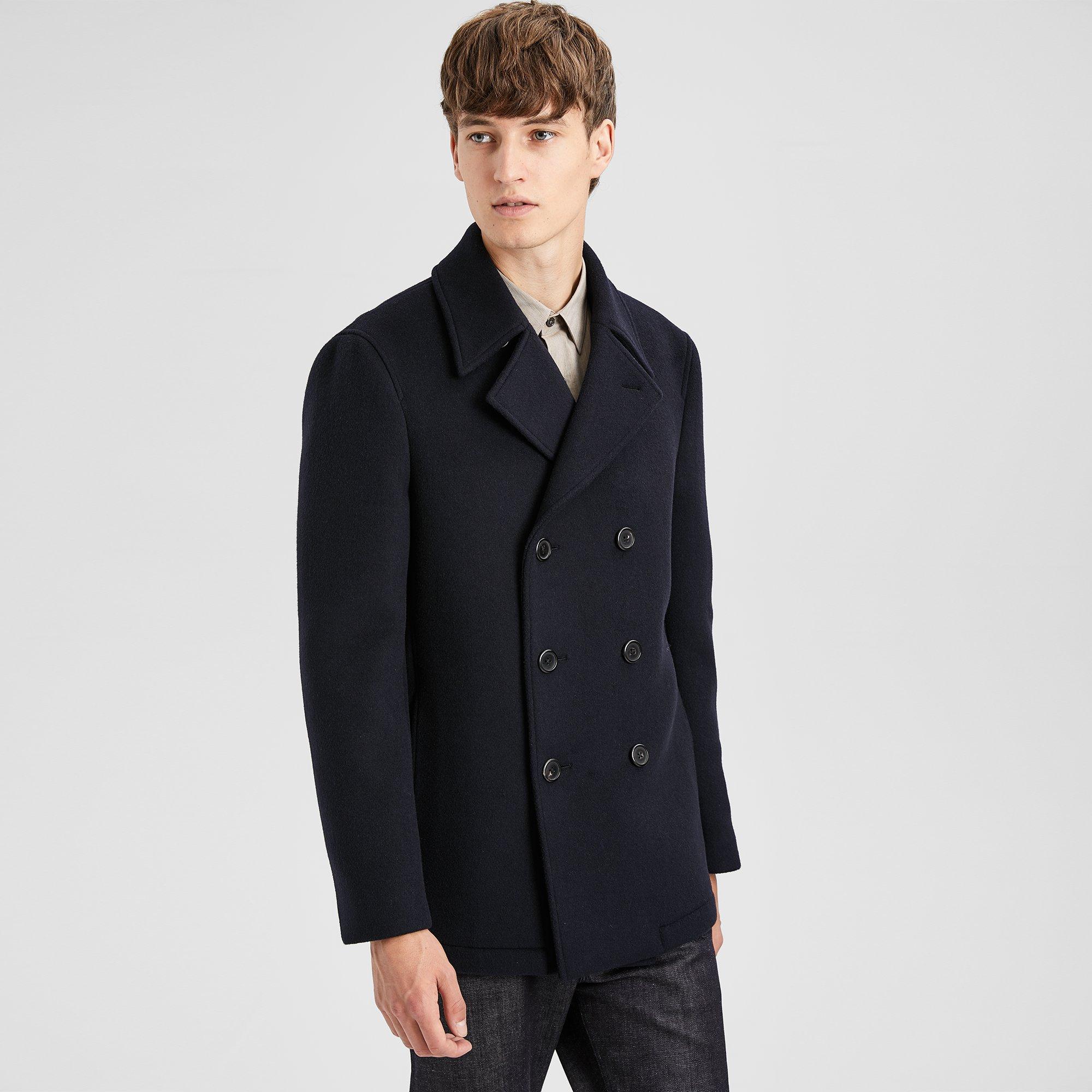 Wool Melton Peacoat