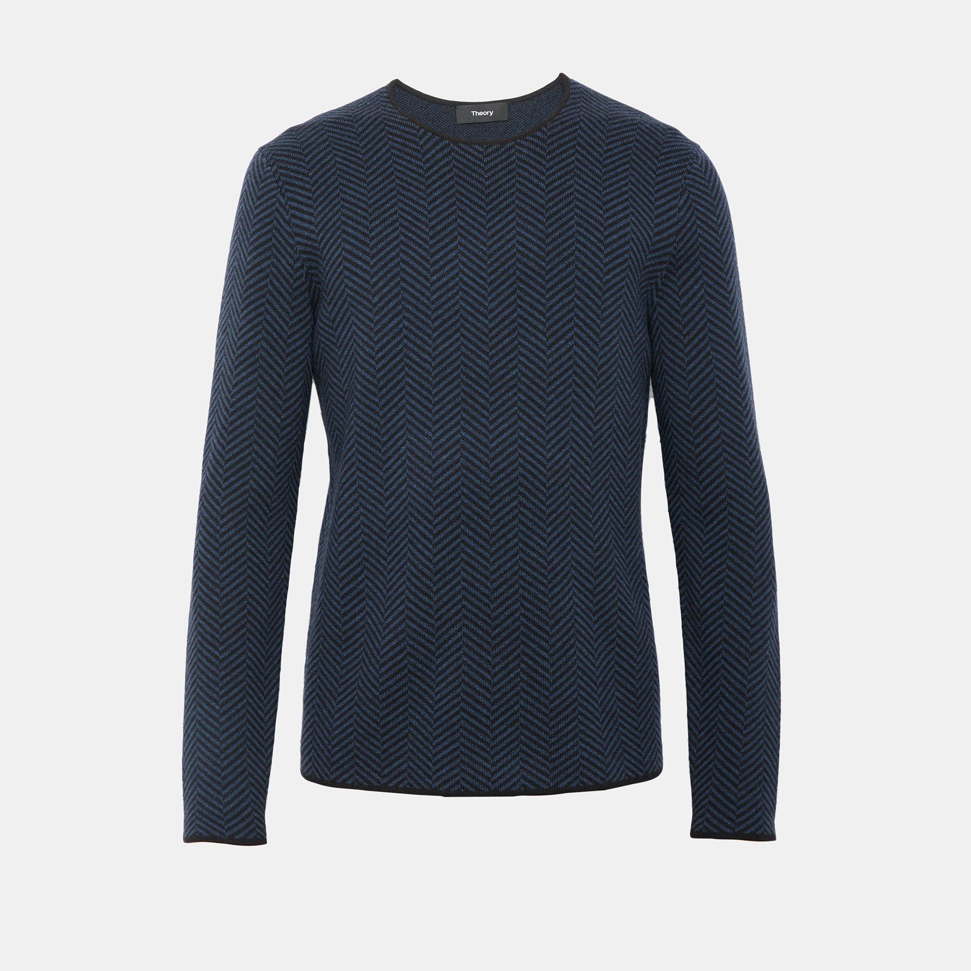Merino Wool Herringbone Sweater