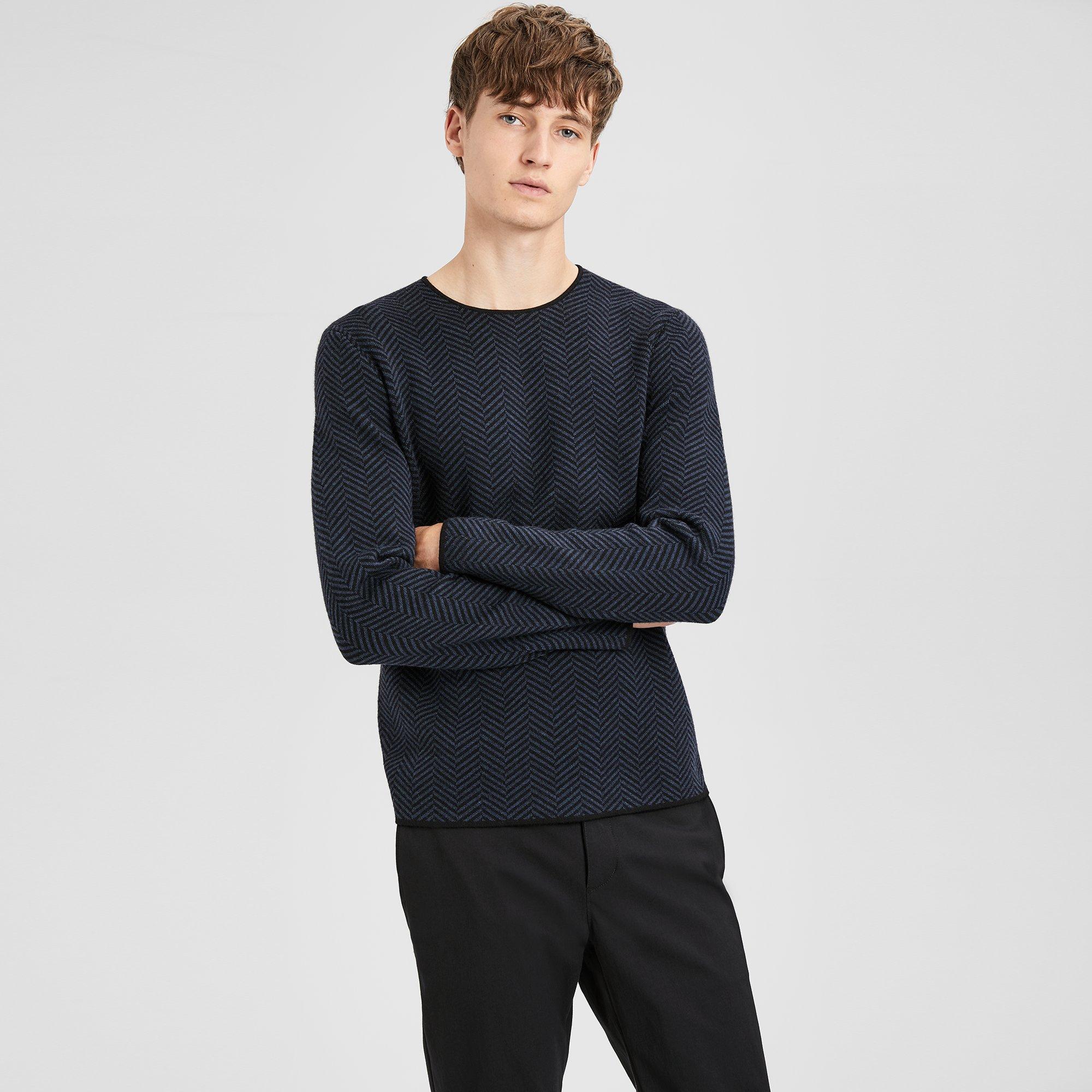 Merino Wool Herringbone Sweater