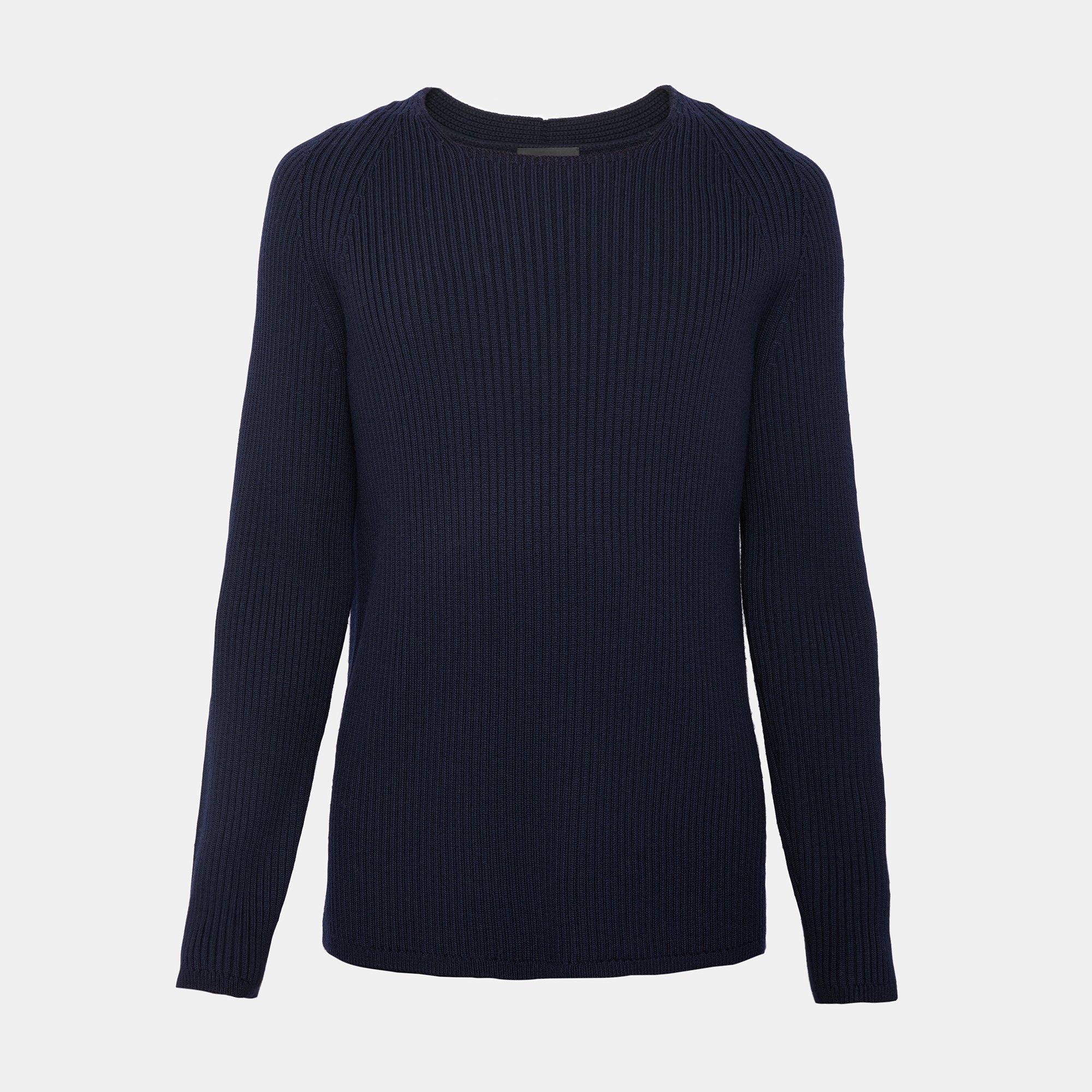 Wool Long-Sleeve Sweater Tee