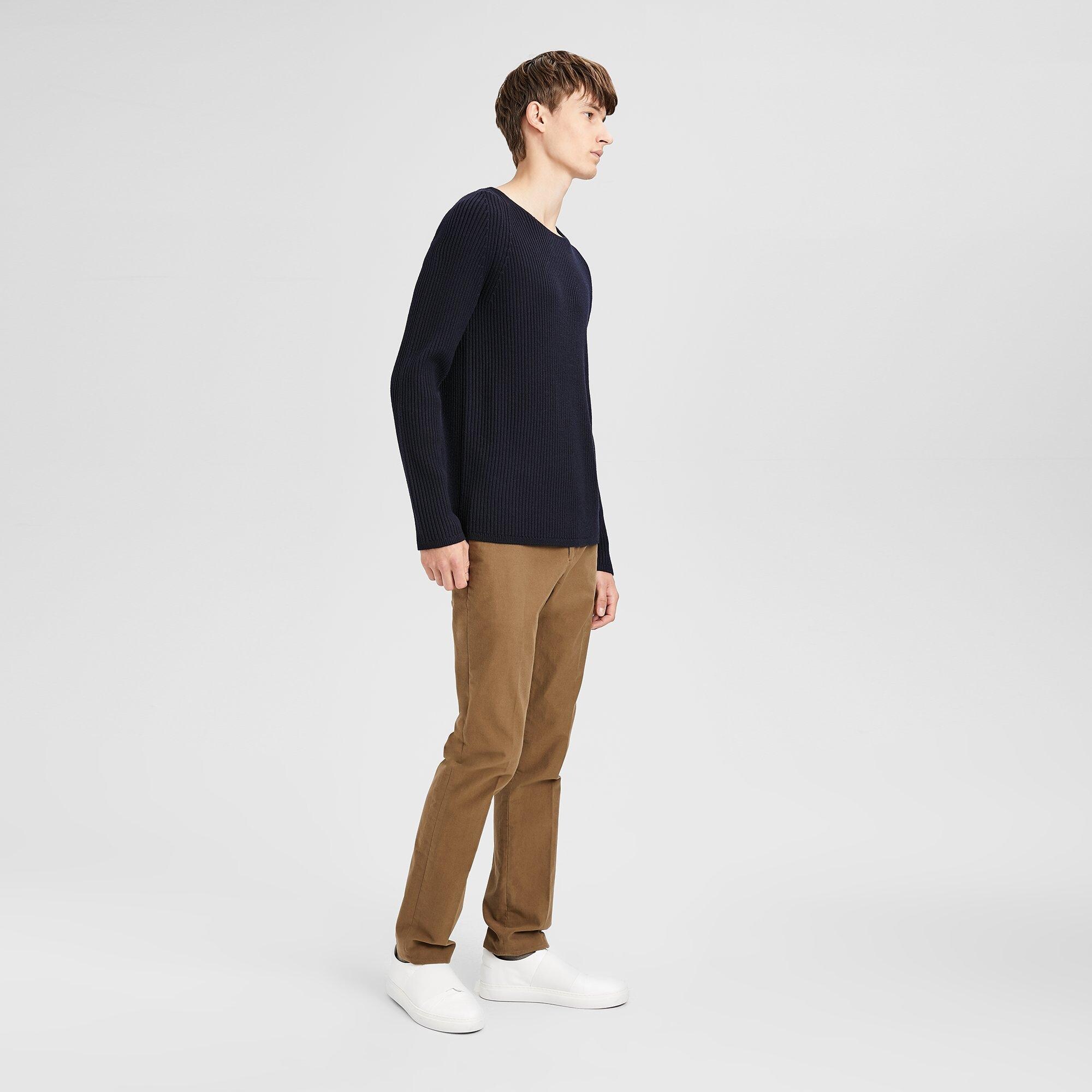 Wool Long-Sleeve Sweater Tee