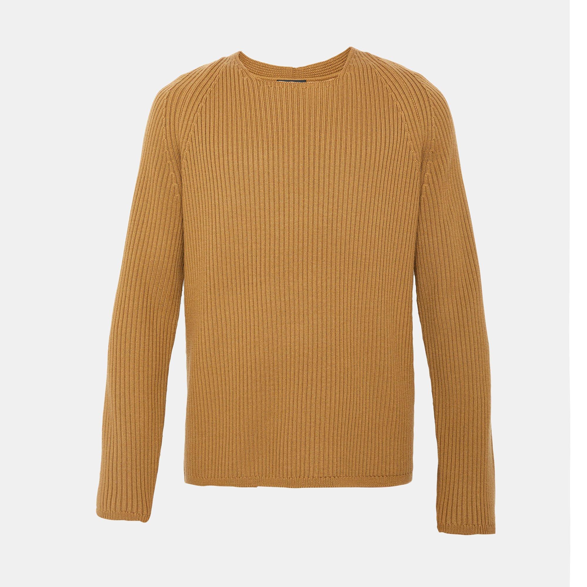 Wool Long-Sleeve Sweater Tee