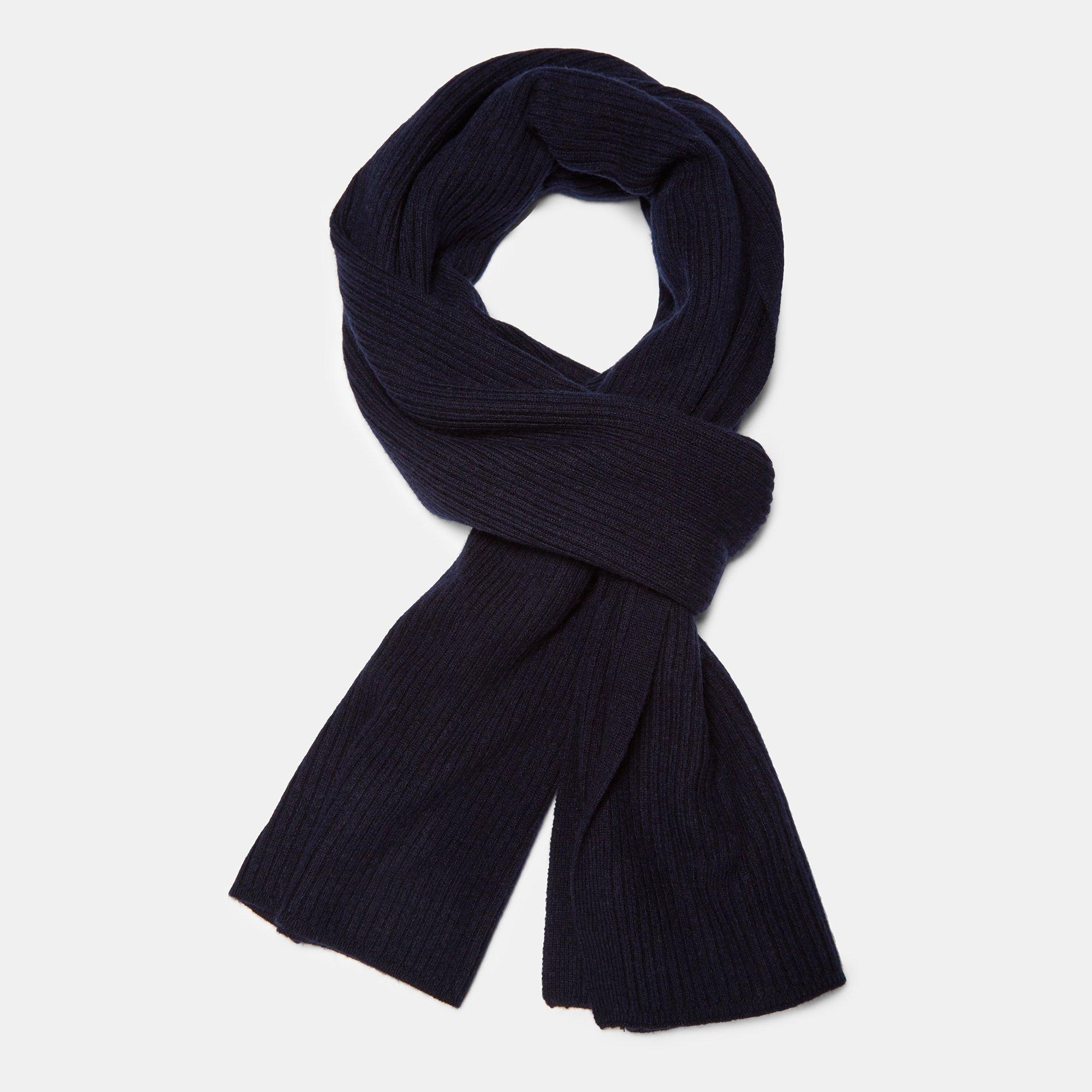 Cashmere Ribbed Scarf