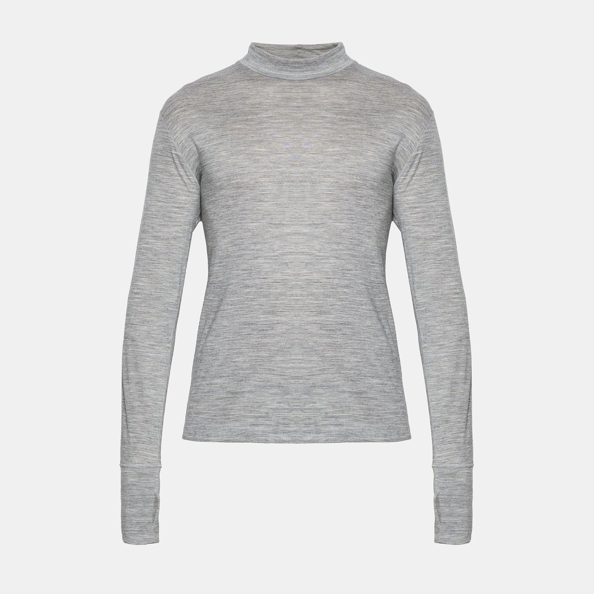 Wool Mock Thumbhole Tee