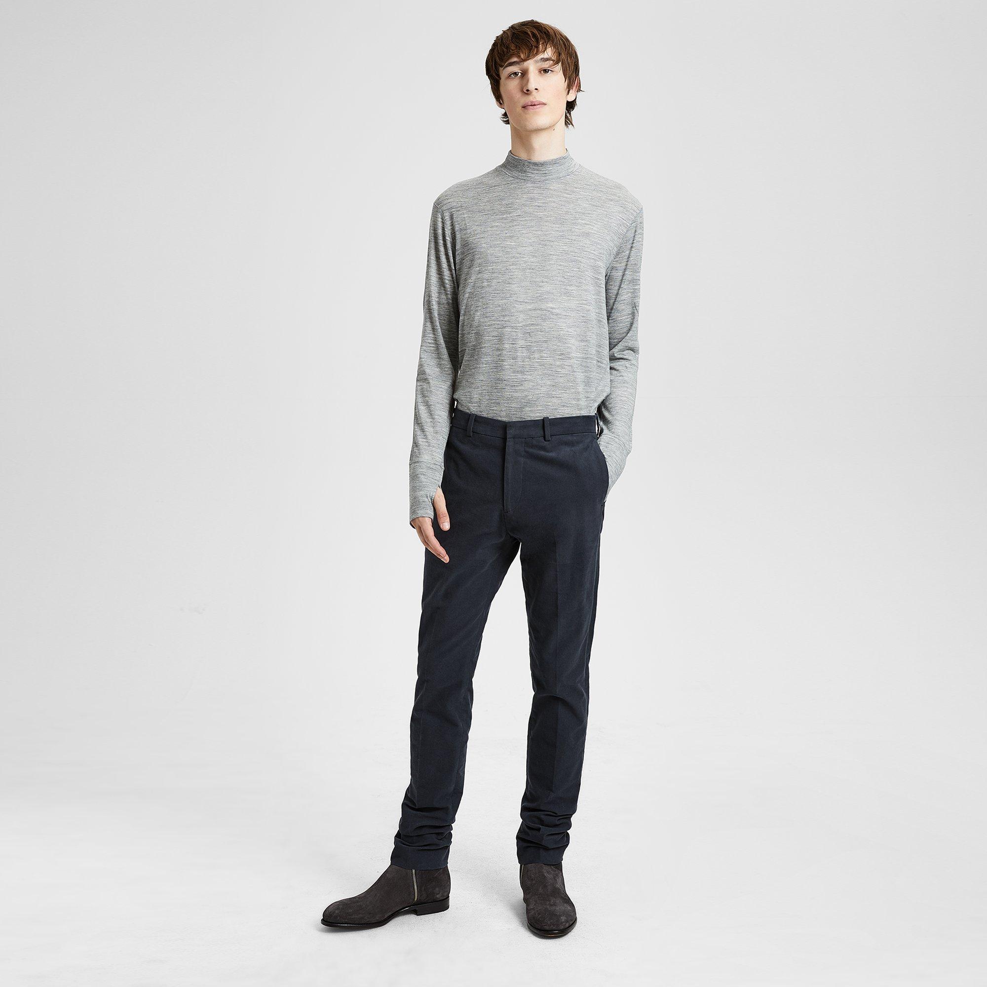 Wool Mock Thumbhole Tee