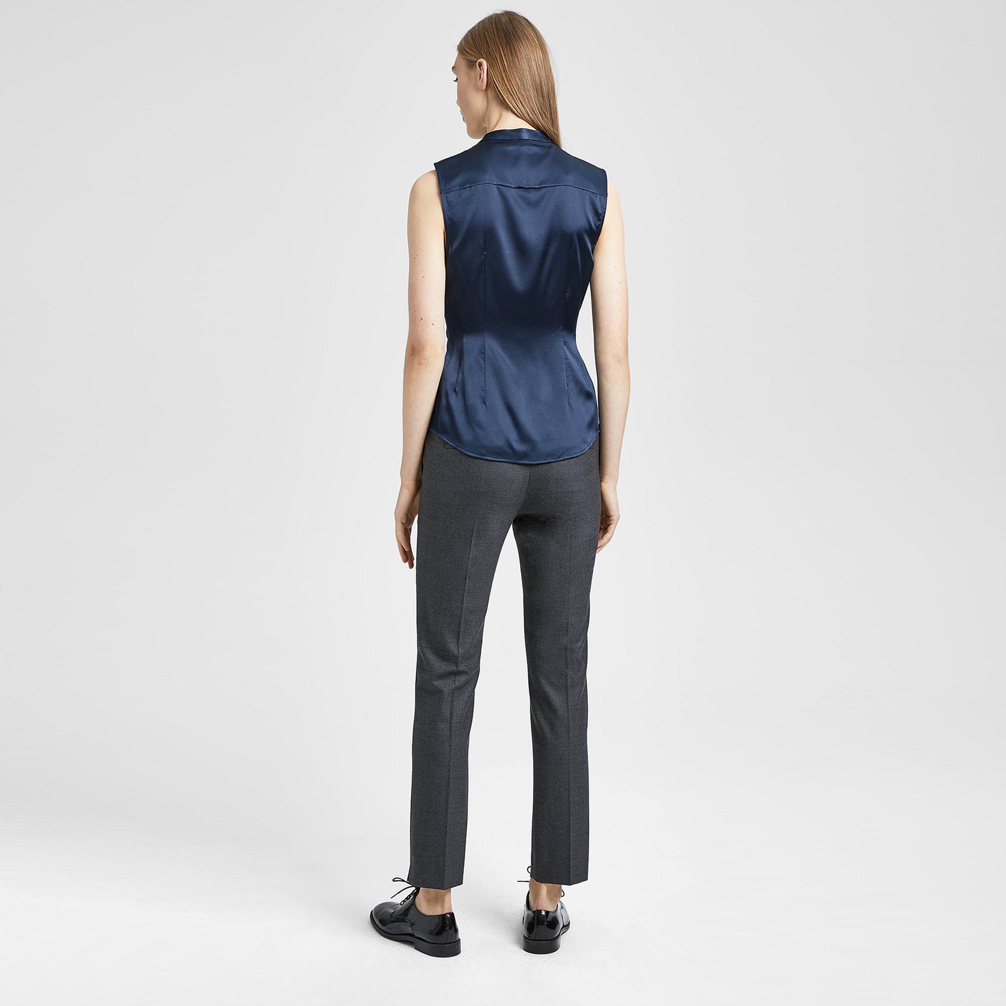 Flannel Straight Trouser