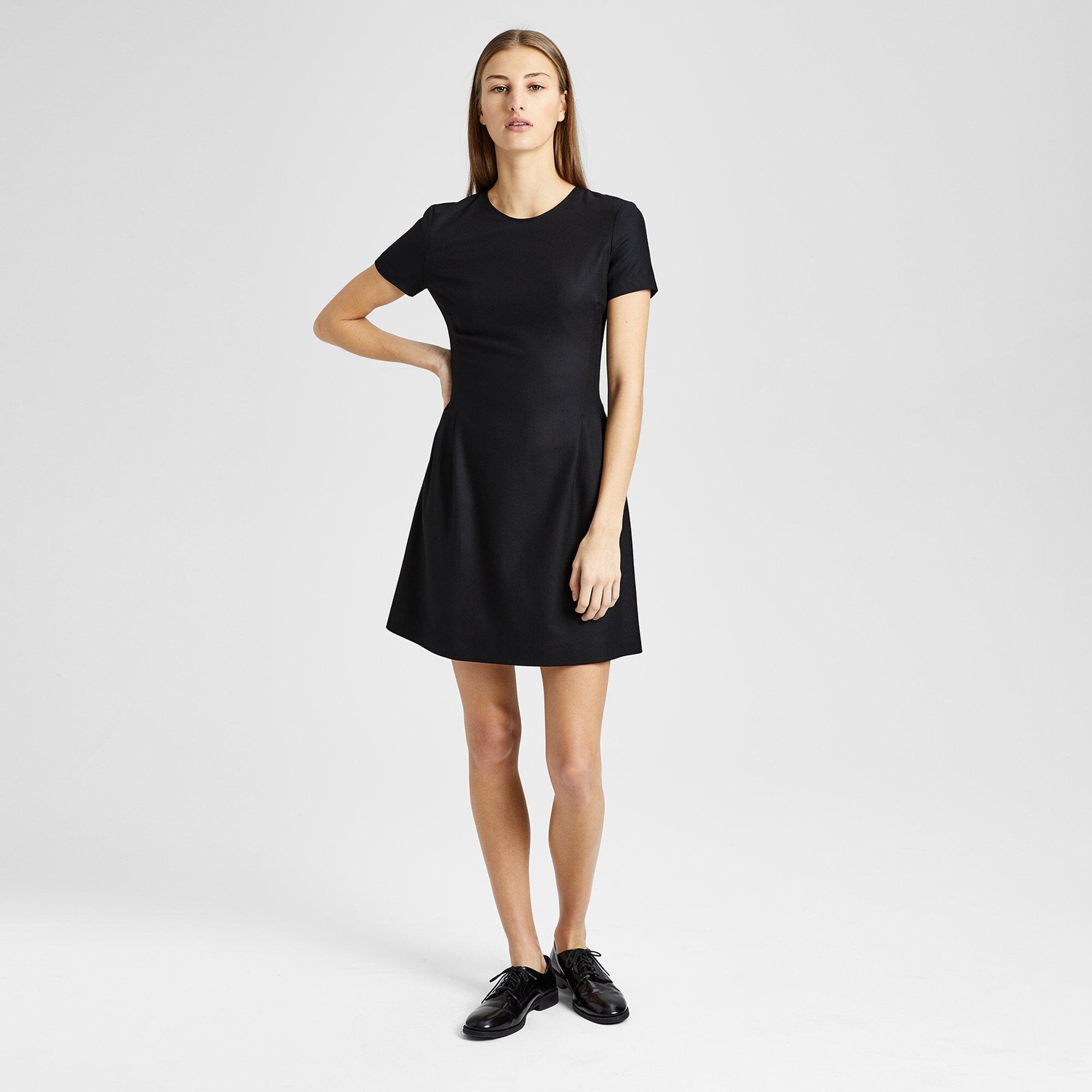 Flannel Corset Tee Dress