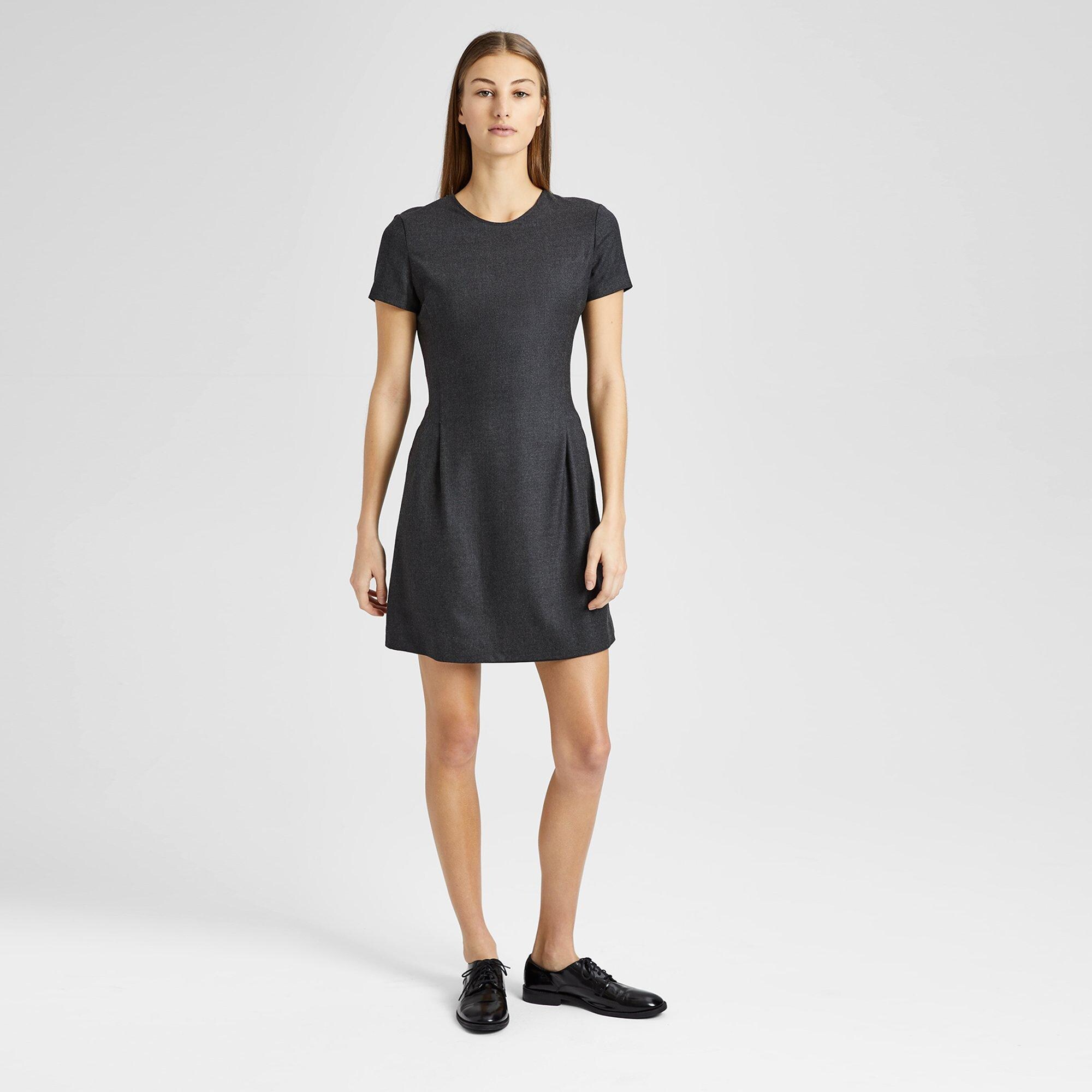 Flannel Corset Tee Dress