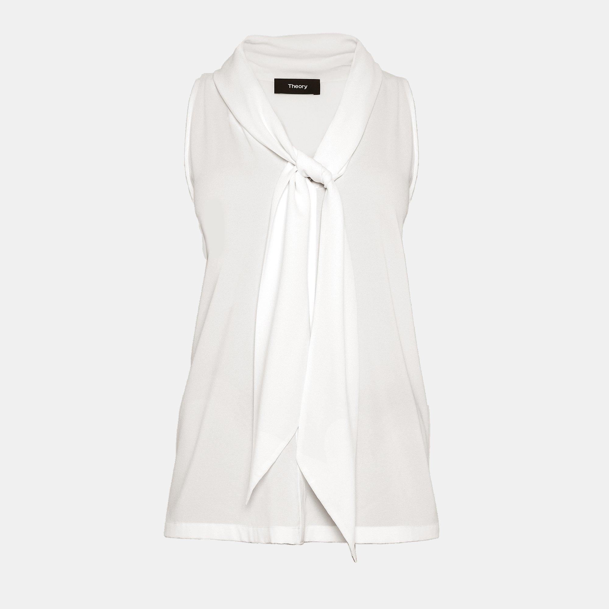 Stretch Crepe Scarf Halter Top