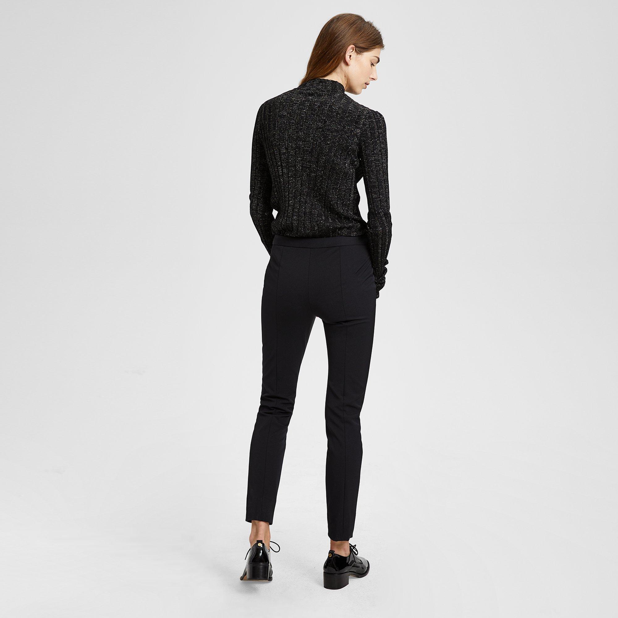 Stretch Nylon Clean Cigarette Pant