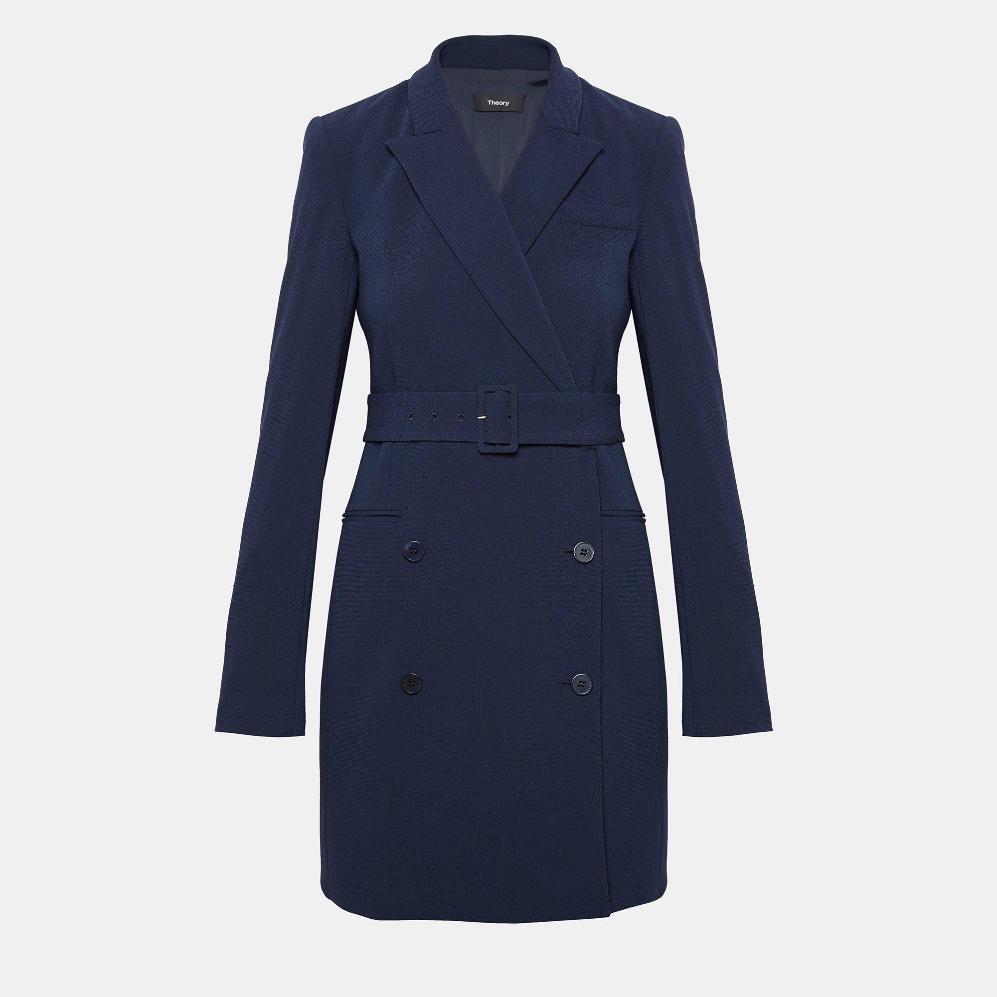 Theory Official Site Crepe Blazer Dress