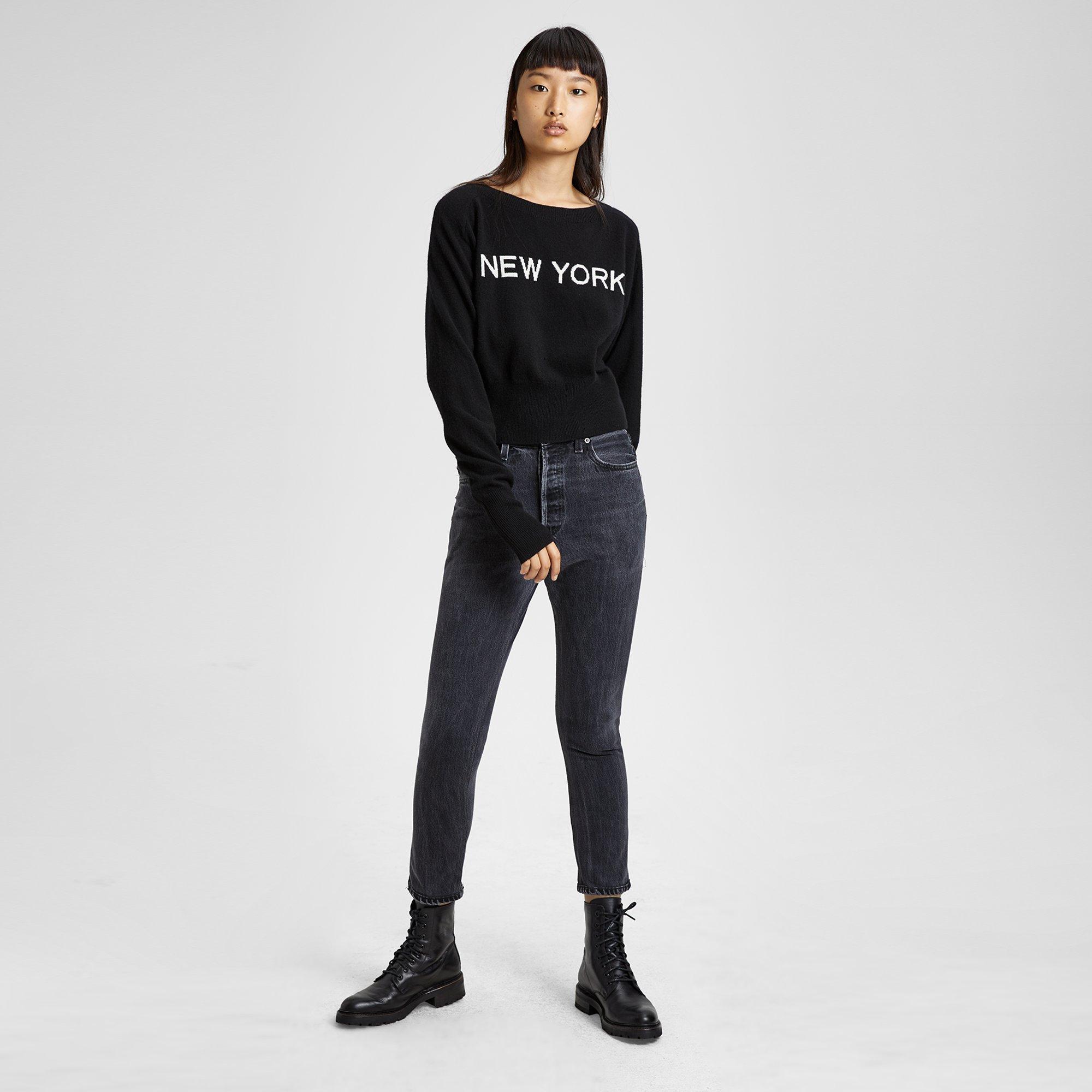 Cashmere City Intarsia Sweater